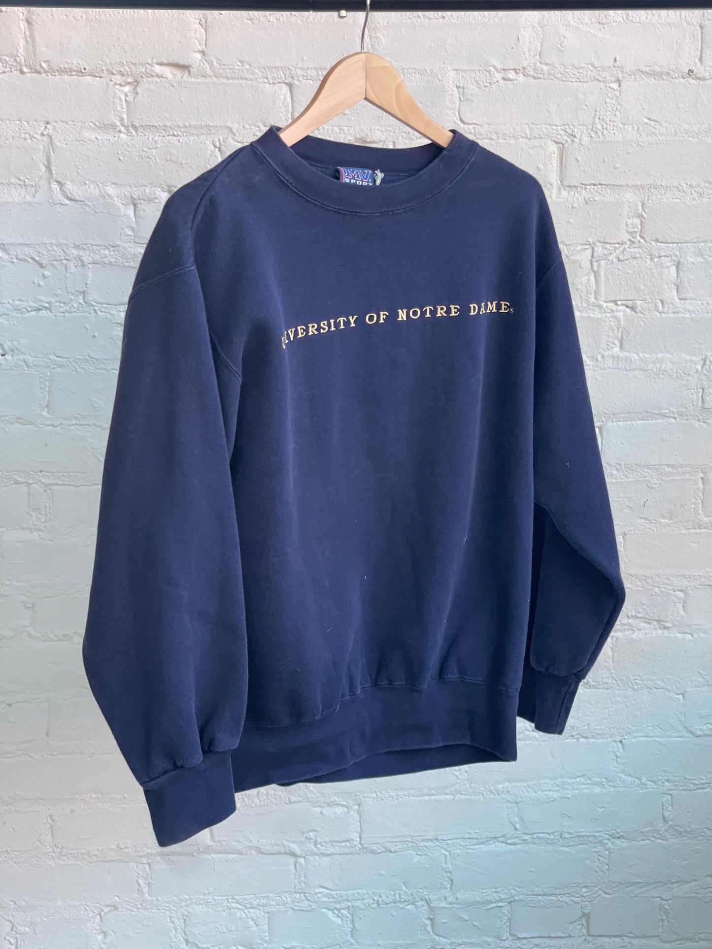 ( @ September ) Vintage Notre Dame Crewneck - M/L