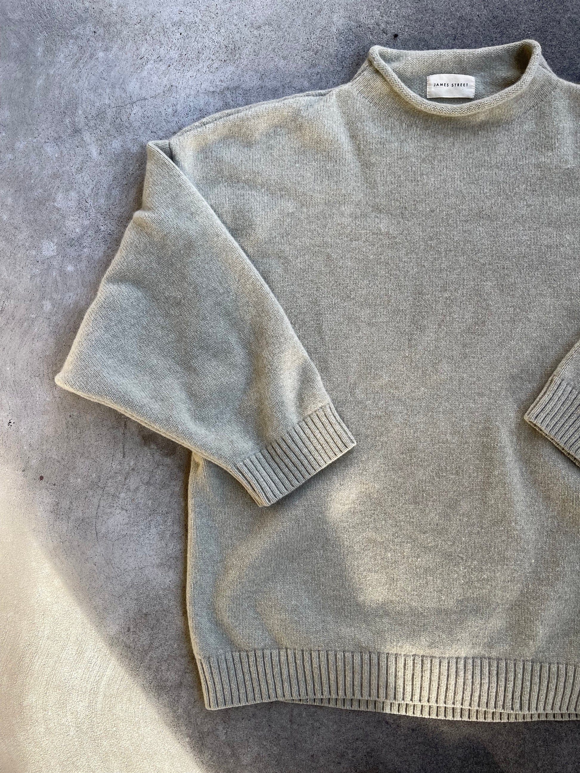 Pre-loved James Street Co Marled Funnel Sweater - M