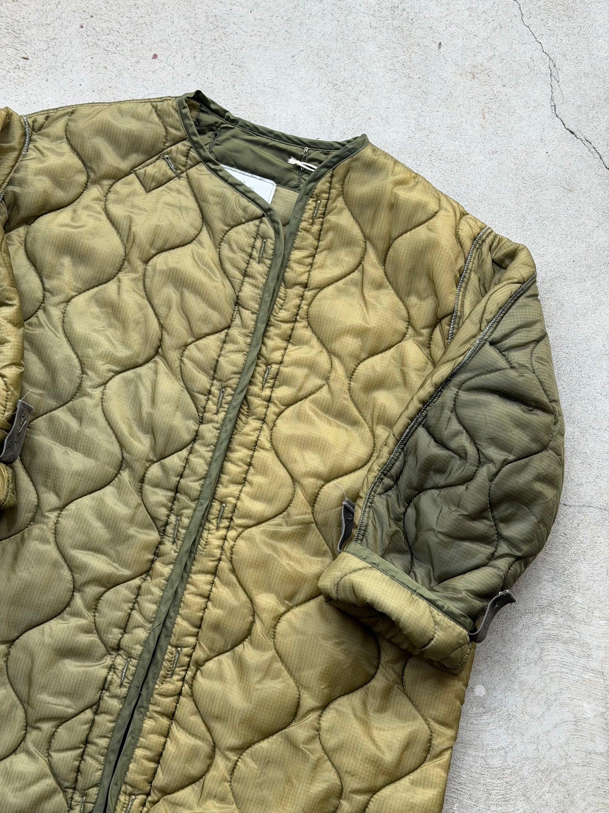 Vintage Military Parka Liner Jacket - L