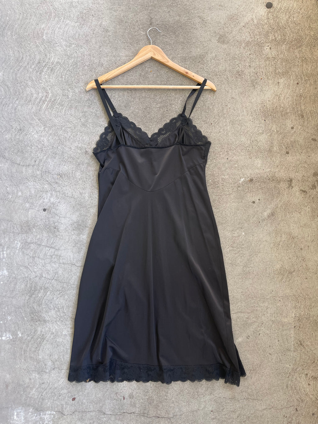 Vintage Slip Dress BLACK 02 - M