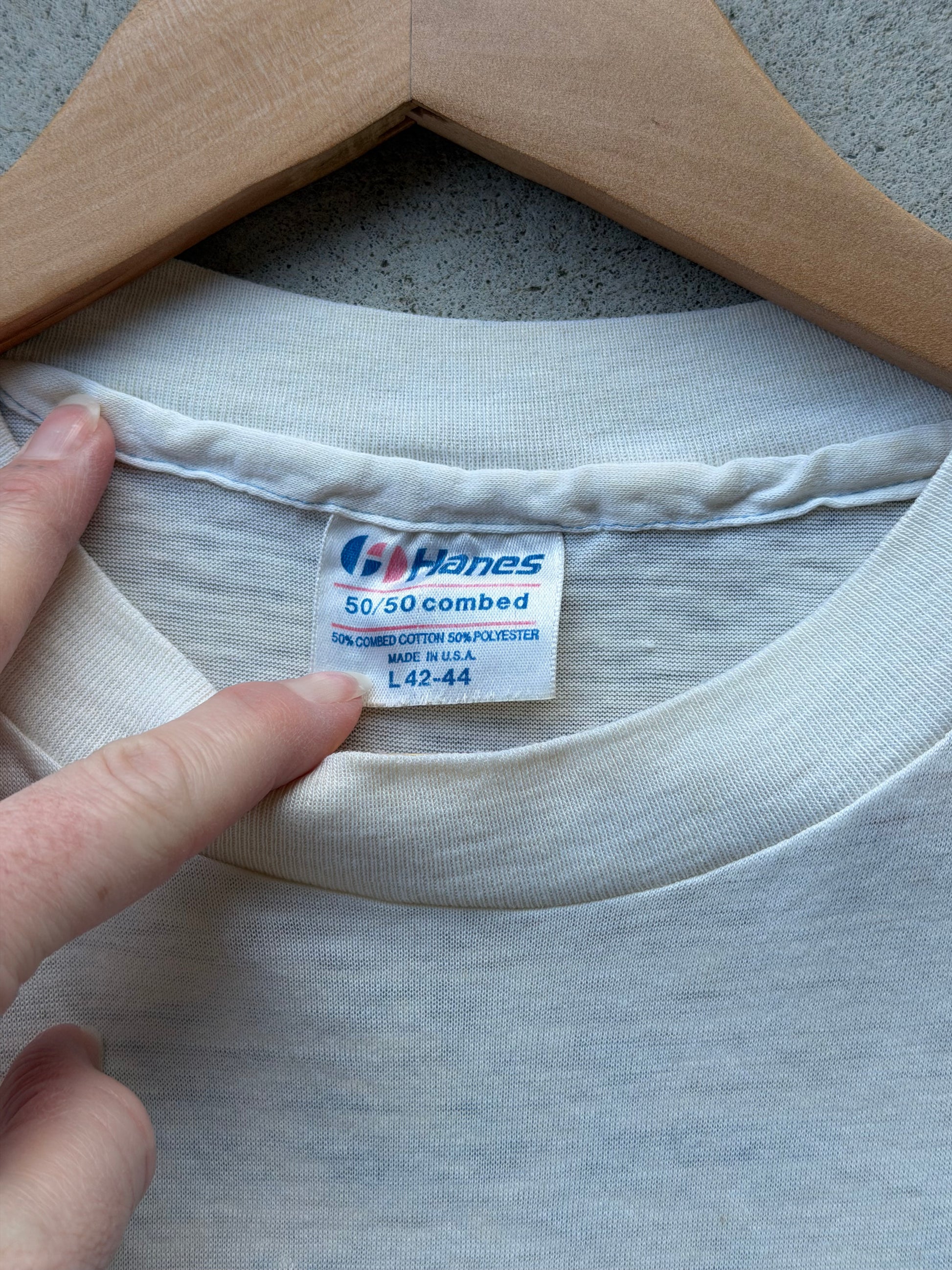 Vintage 1982 Paper Thin "Dingles" Tee OFF WHITE - M/L