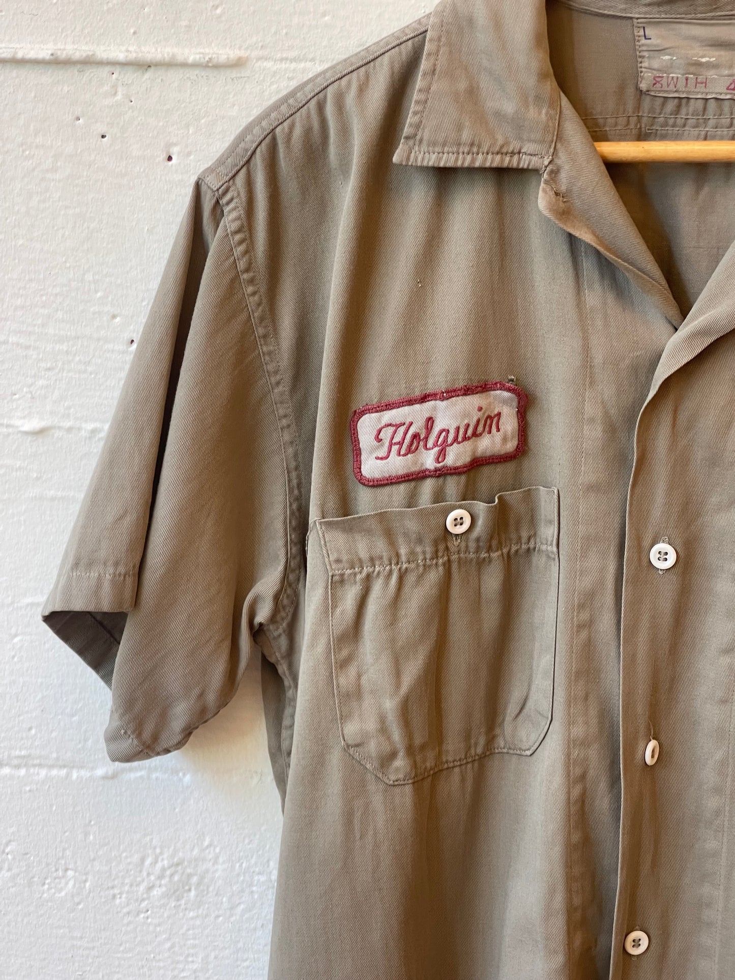 Vintage Attendant Shirt "Holquin" - L