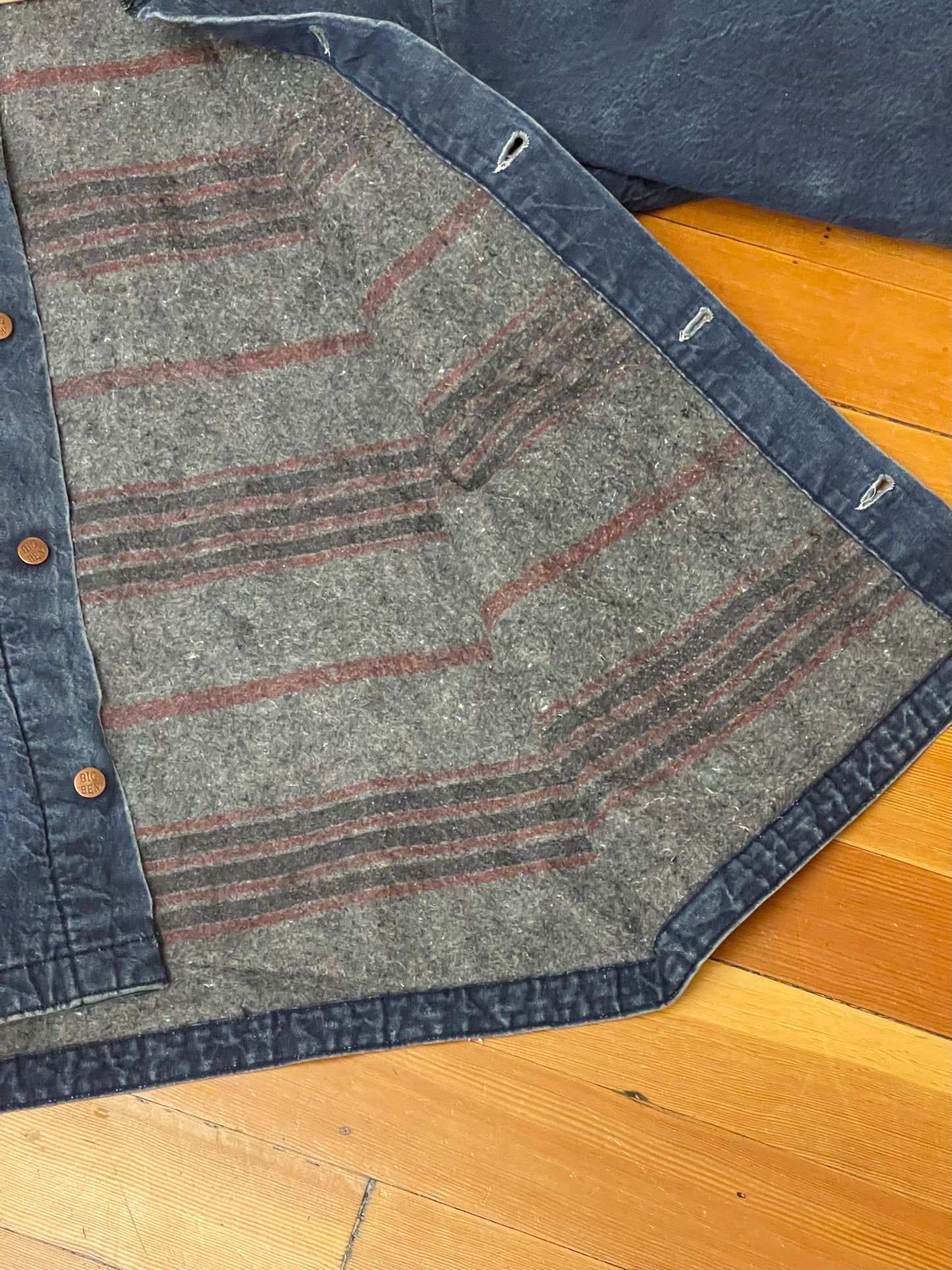 Vintage Big Ben Blanket Lined Chore Coat - L/XL