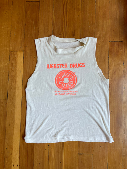 Vintage "Webster Drugs" Muscle Tee - M/L