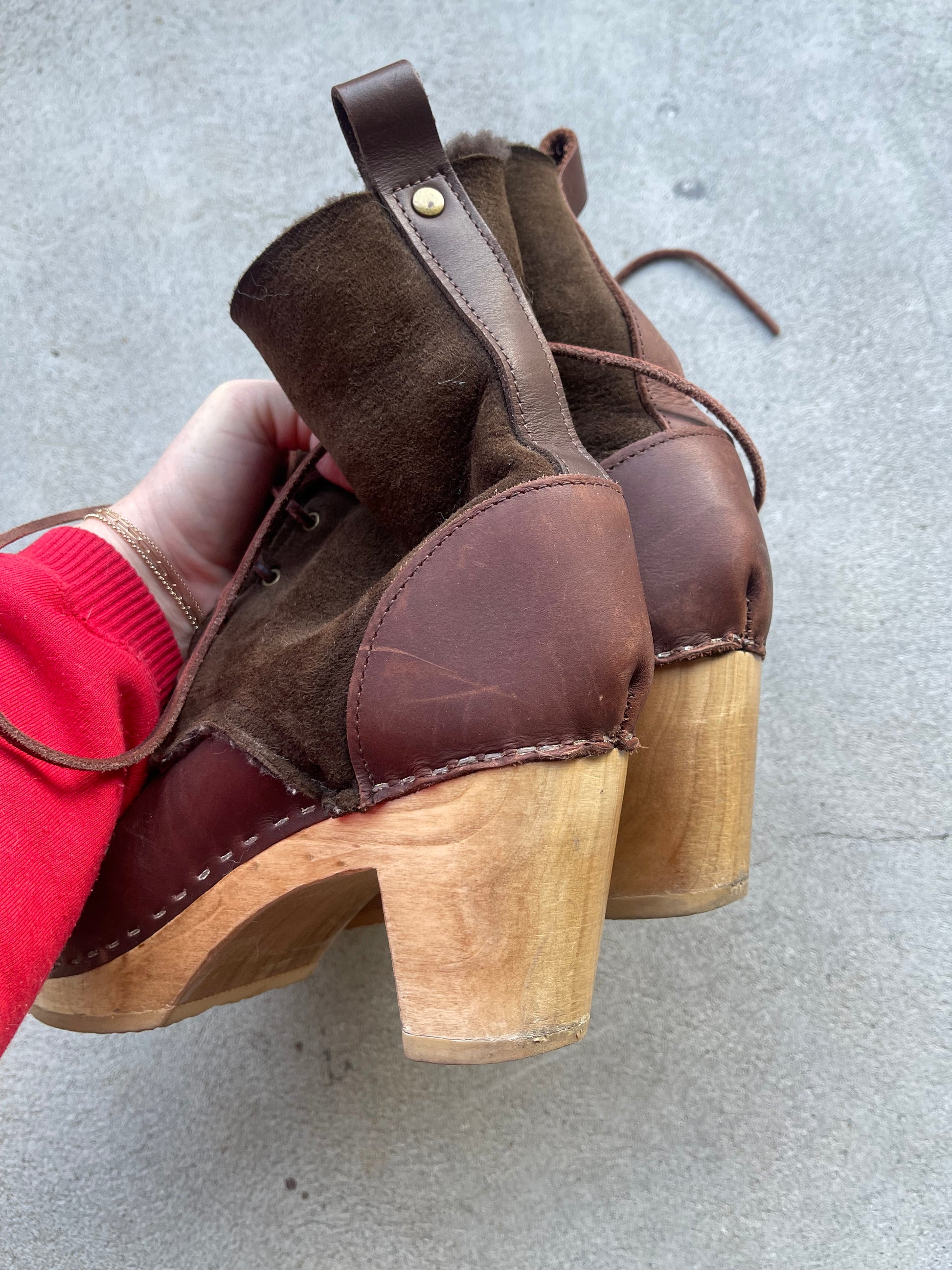 No 6 Shearling Clog Boots - 9 (40)