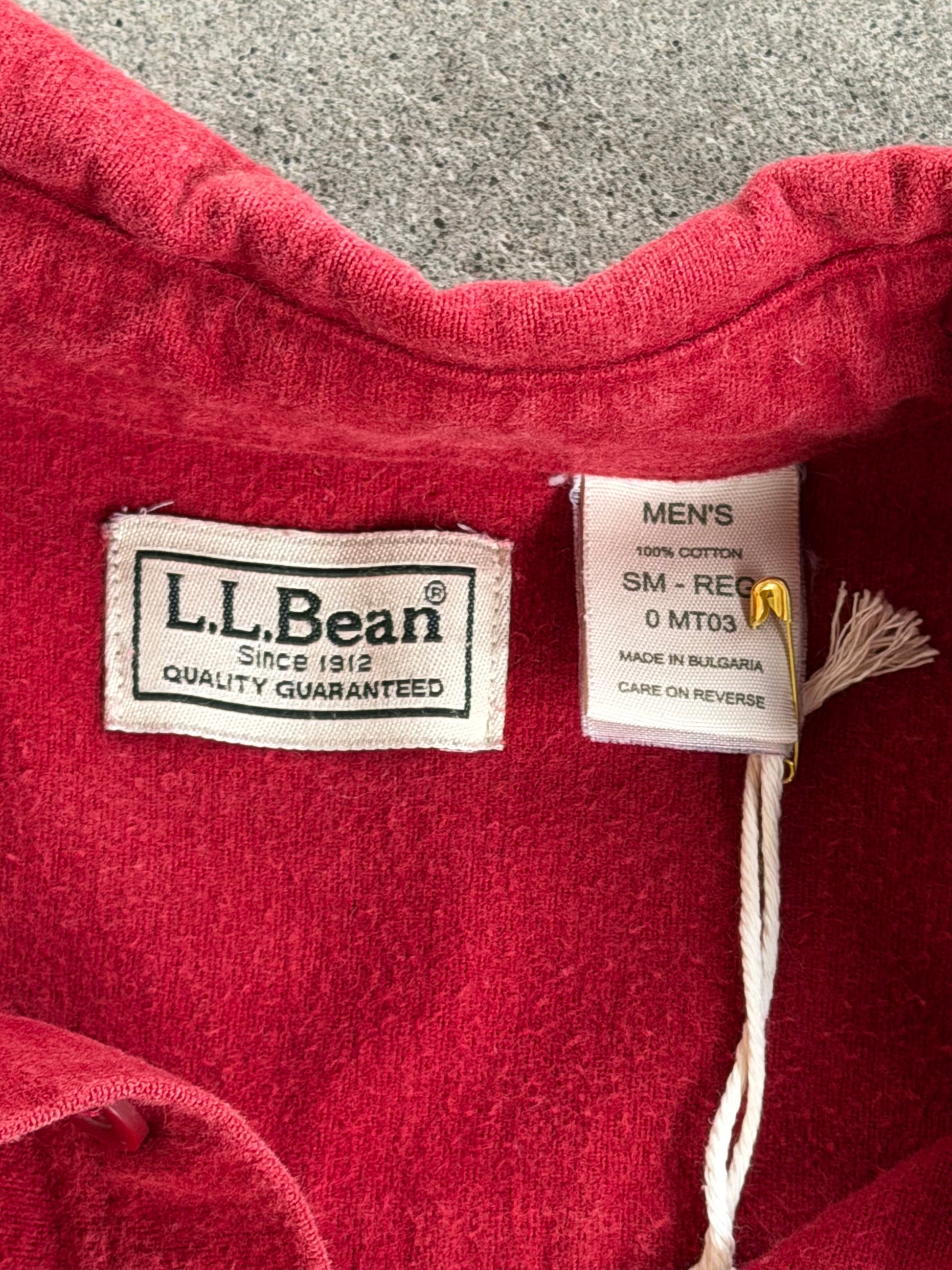 Vintage LLBean Soft Cotton Chamois Shirt ( RUST ) - S