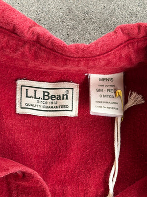 Vintage LLBean Soft Cotton Chamois Shirt ( RUST ) - S