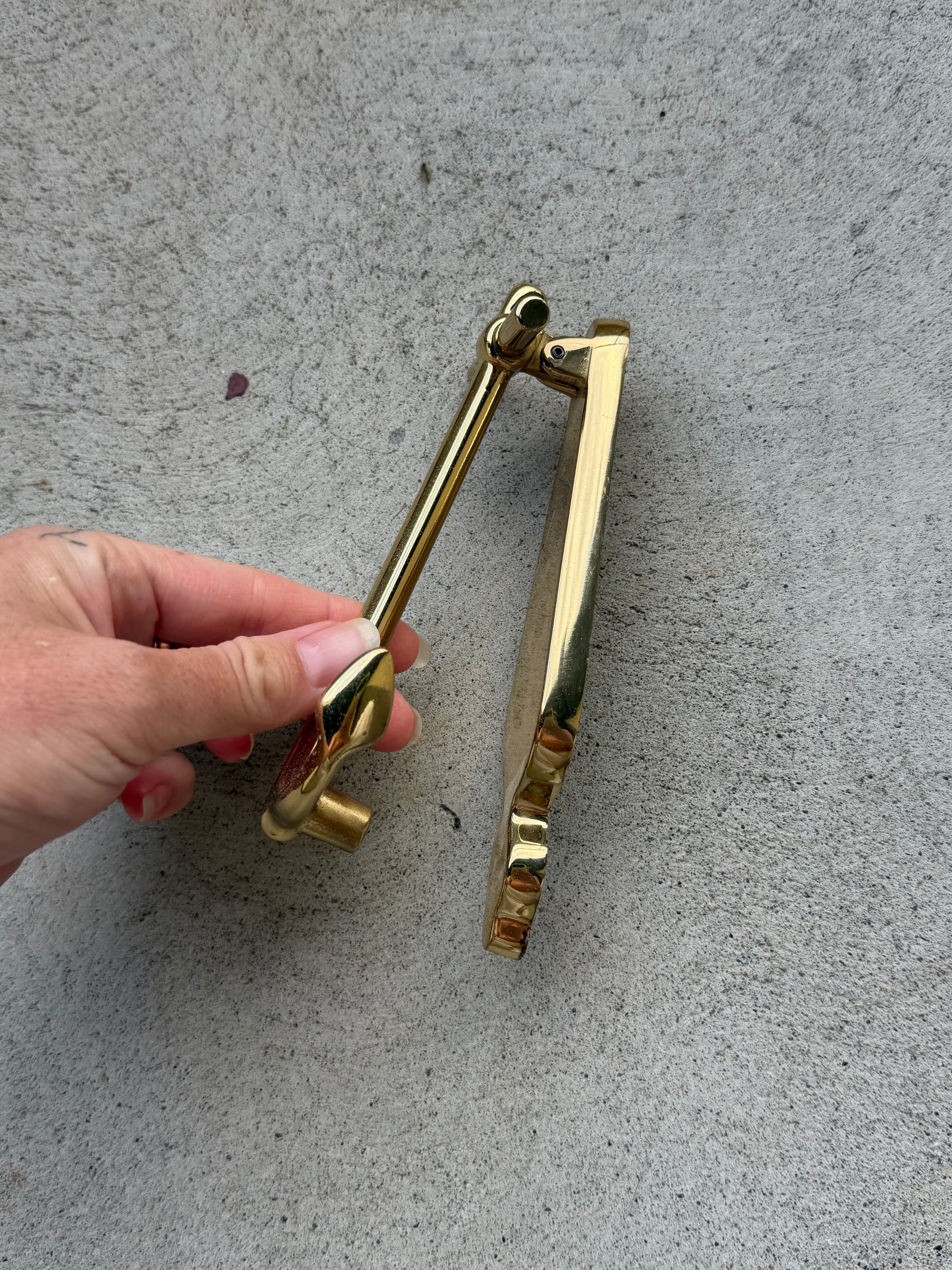 Vintage Anchor Brass Door Knocker *