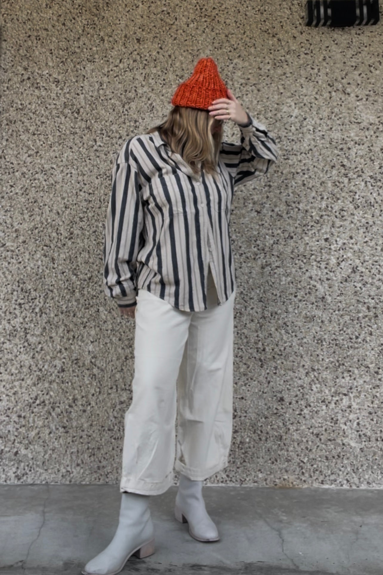 Vintage Stripe Button Up ( STRIPE ) - L/XL