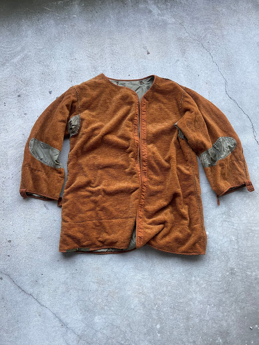 Vintage Overdyed Military Frieze Liner ( TOFFEE ) - XL