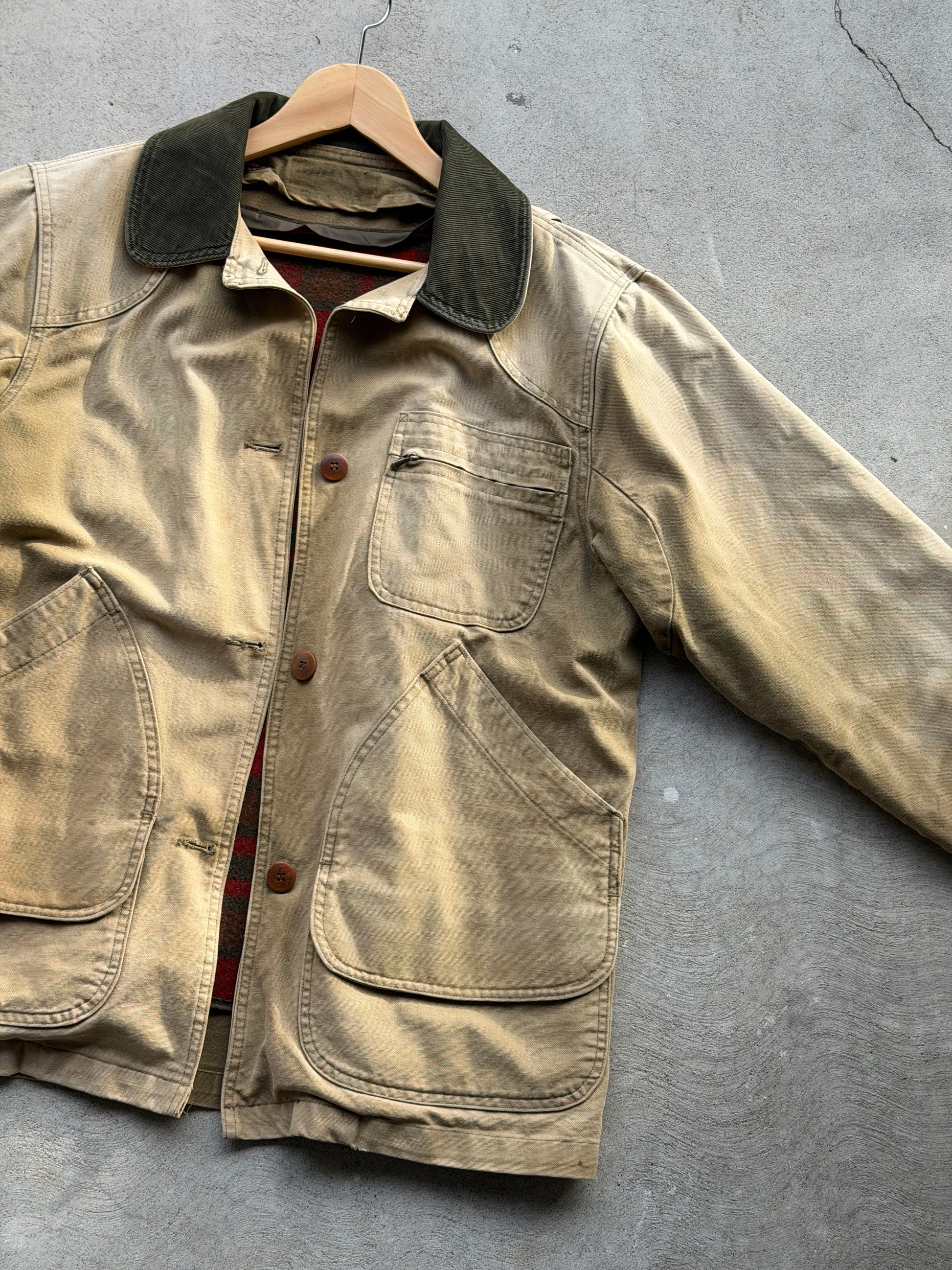 Vintage Blanket Lined Chore Coat - M
