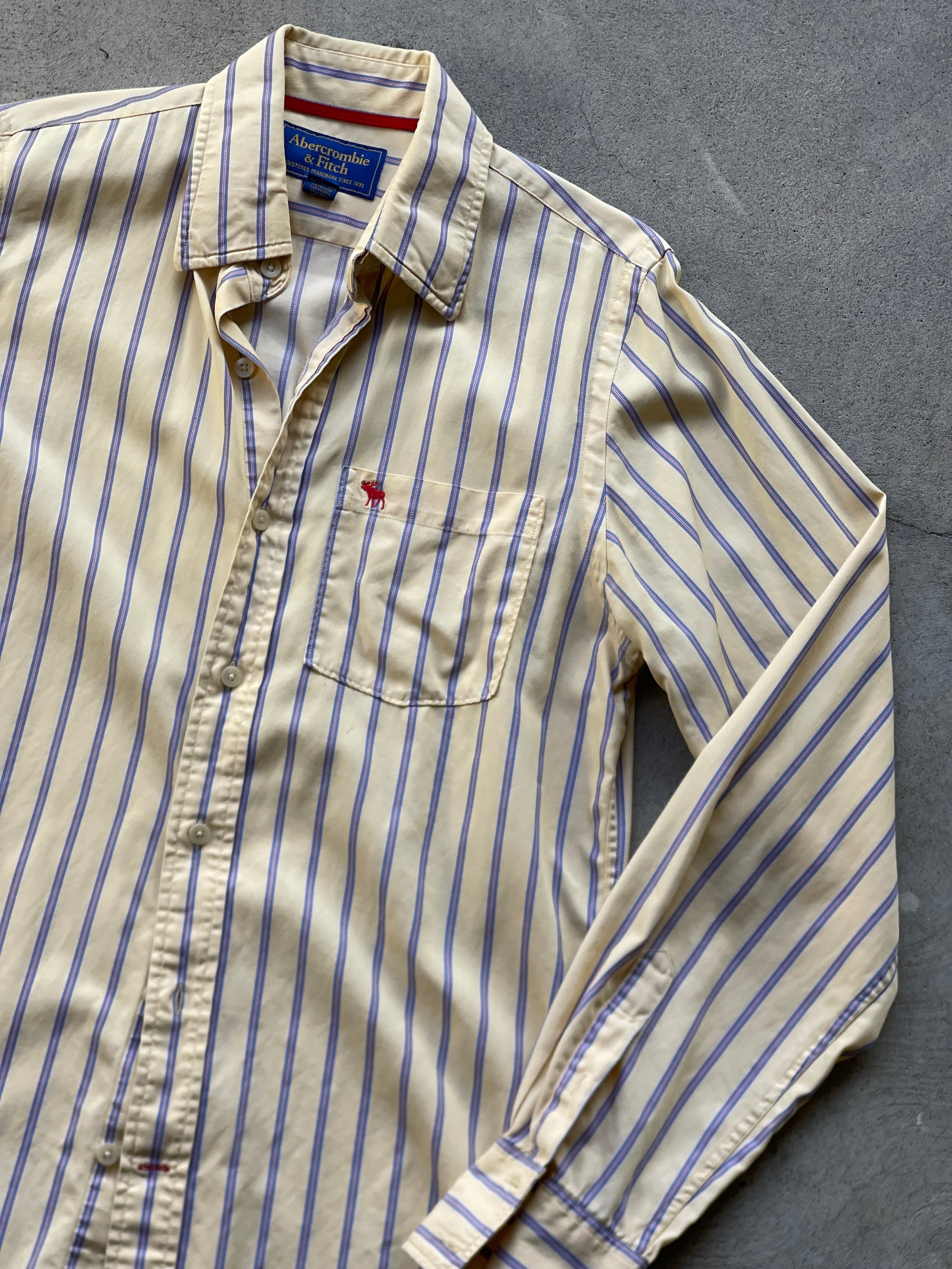 Pre-loved Men's Logo Dress Shirt ( YELLOW ) - S/M