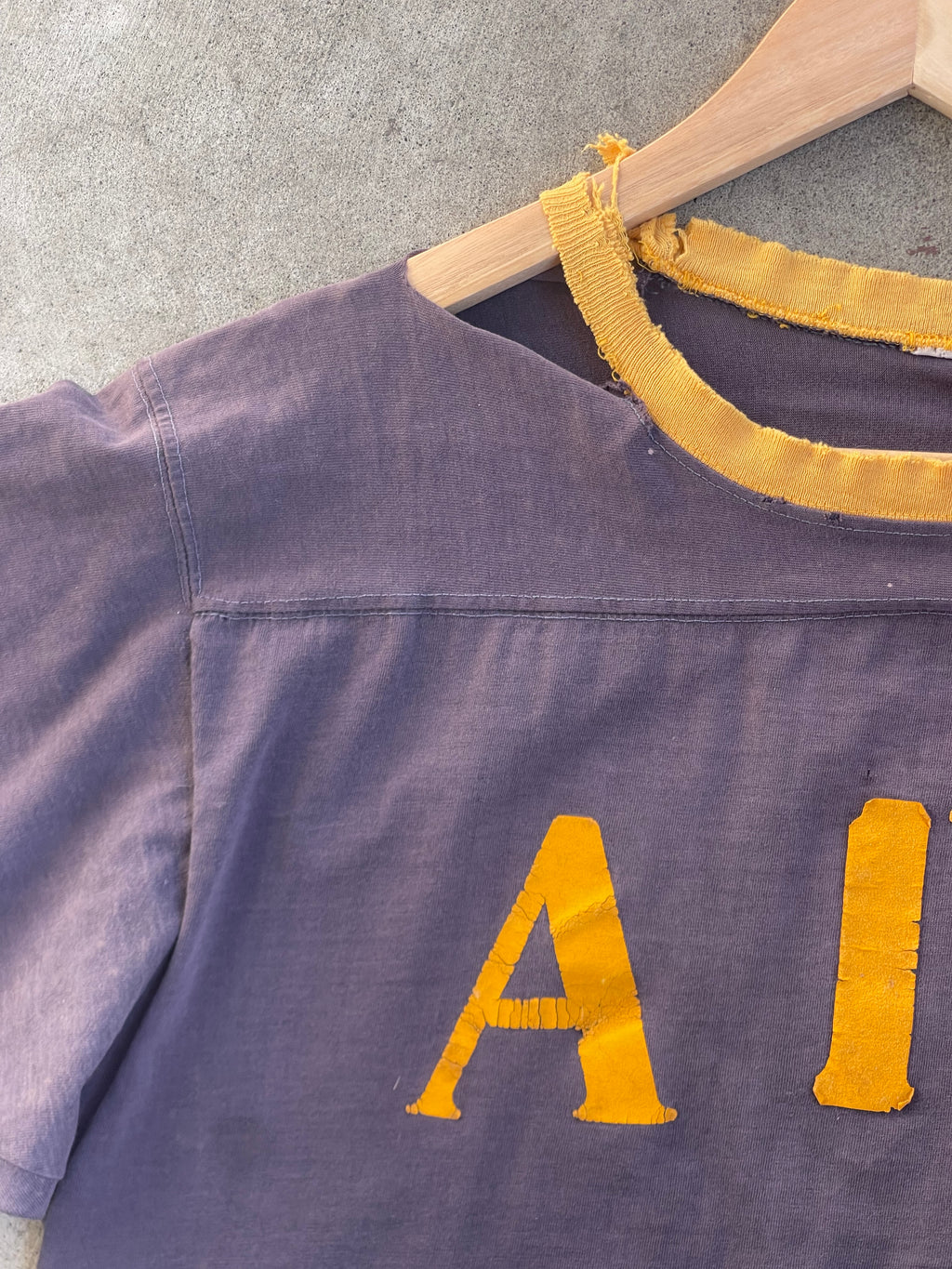 Vintage Alpa Gamma Omega Football Tee - L