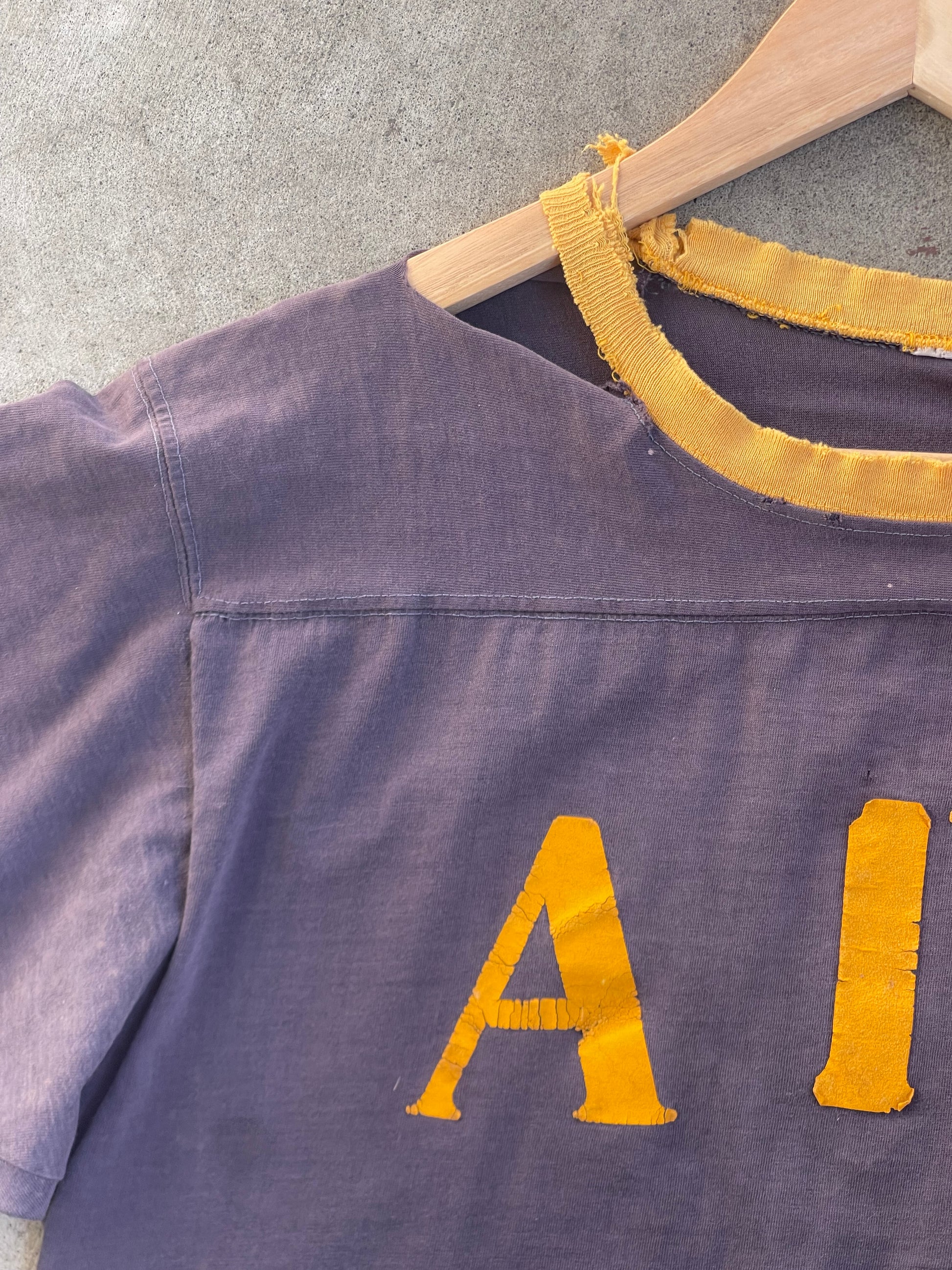 Vintage Alpa Gamma Omega Football Tee - L