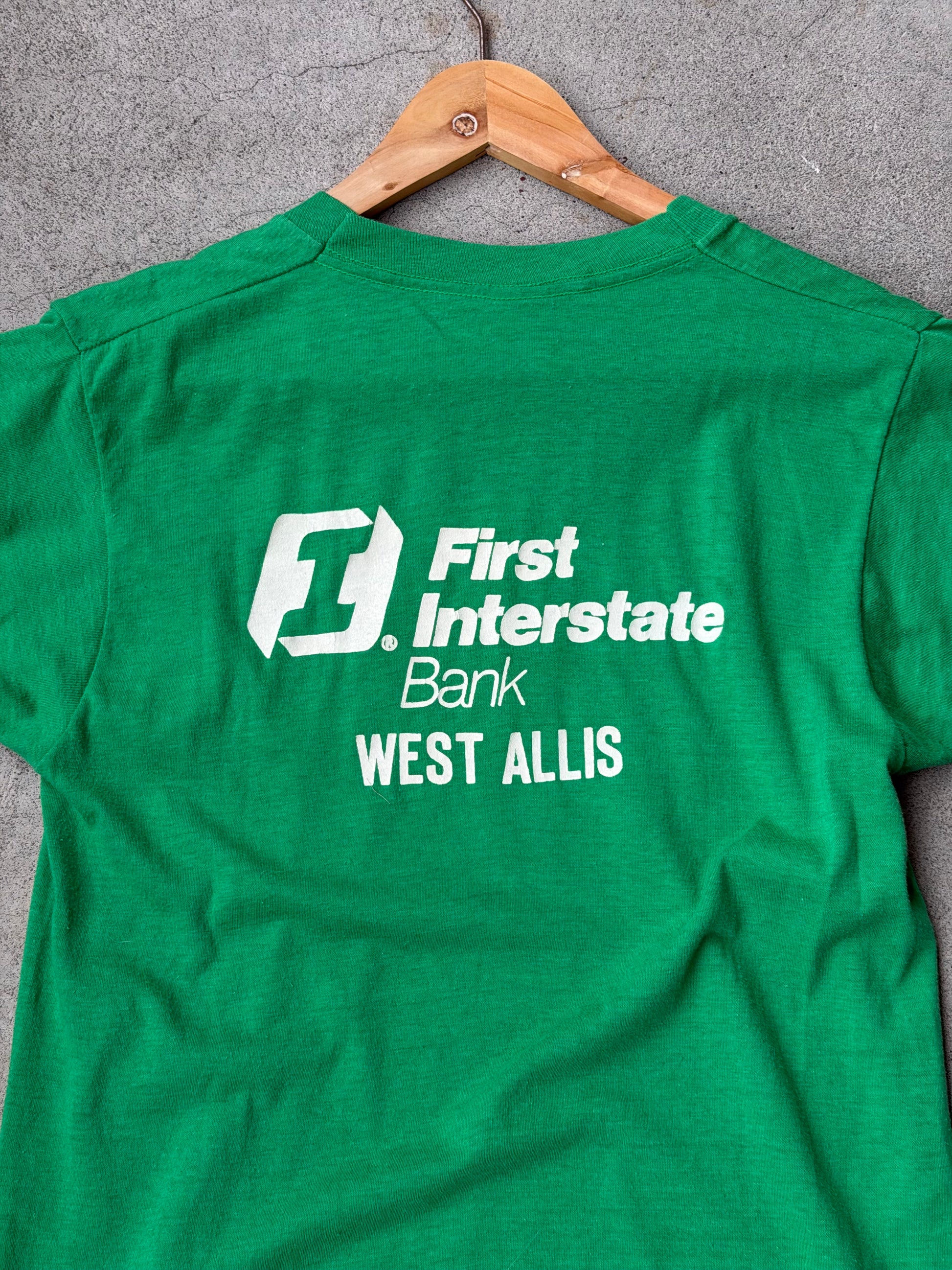 Vintage 1980s West Allis West Milwaukee Old Timers Baseball Tee - S