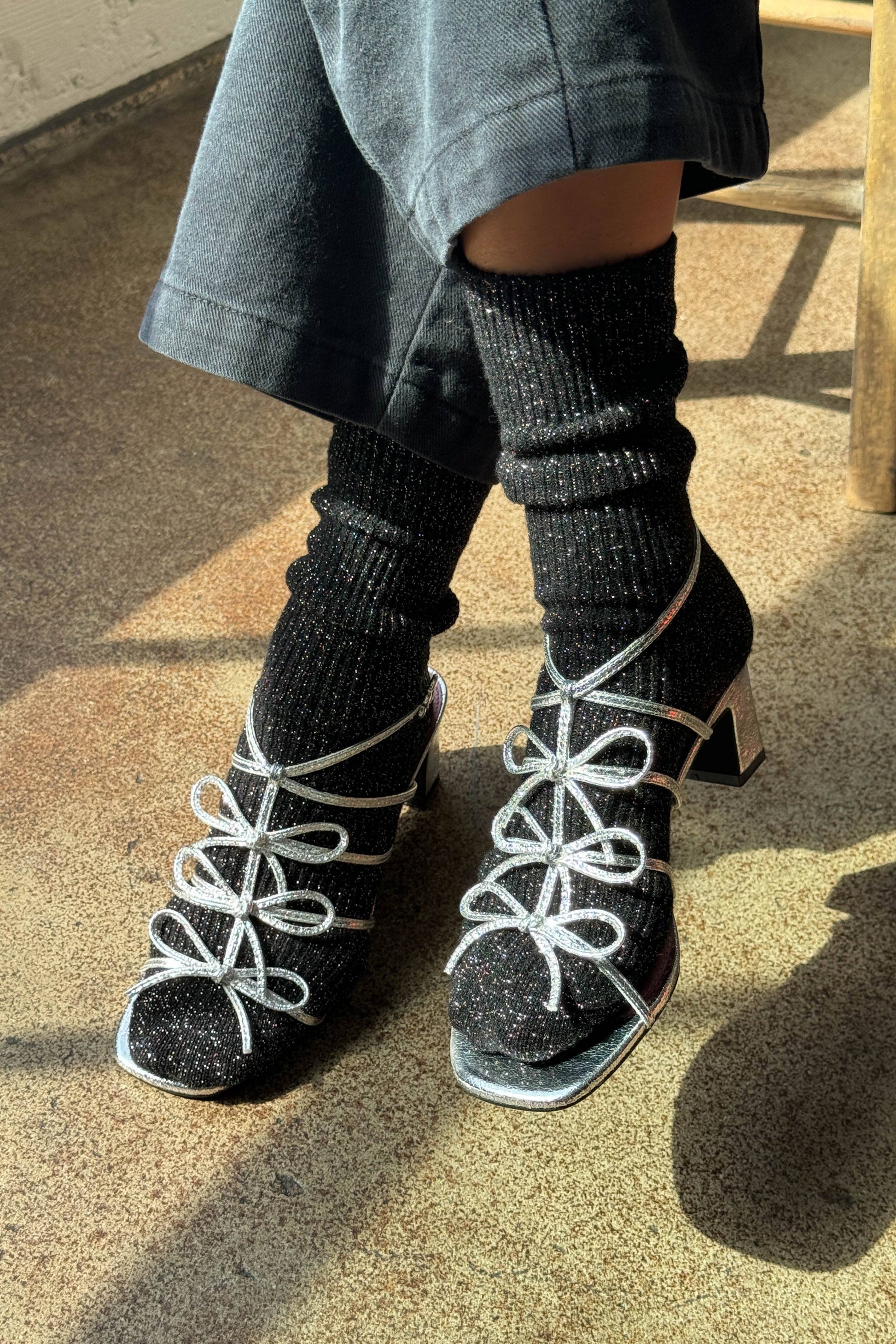Le Bon Shoppe Winter Sparkle Socks - OS