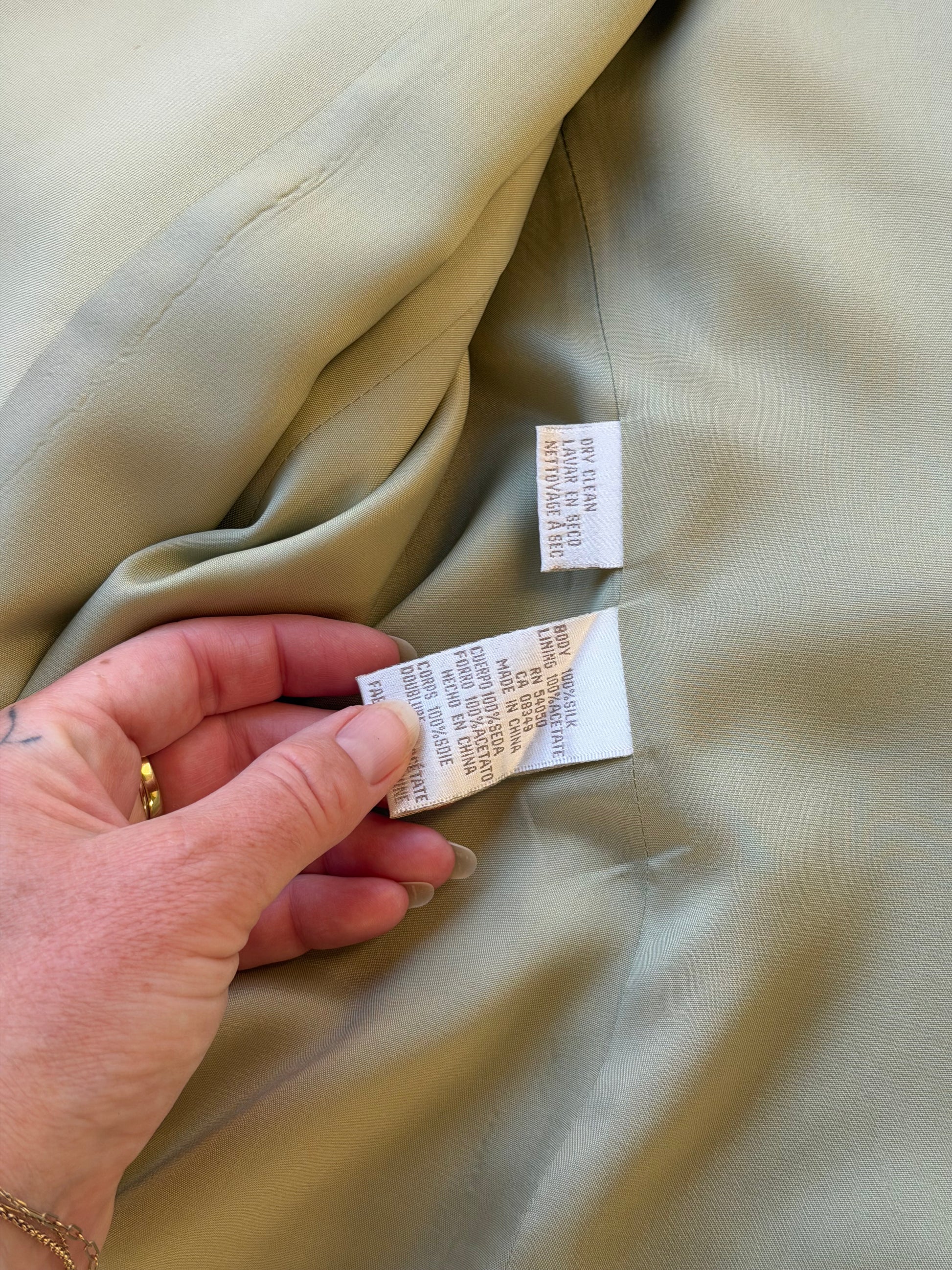 Vintage Silk Blazer - XL
