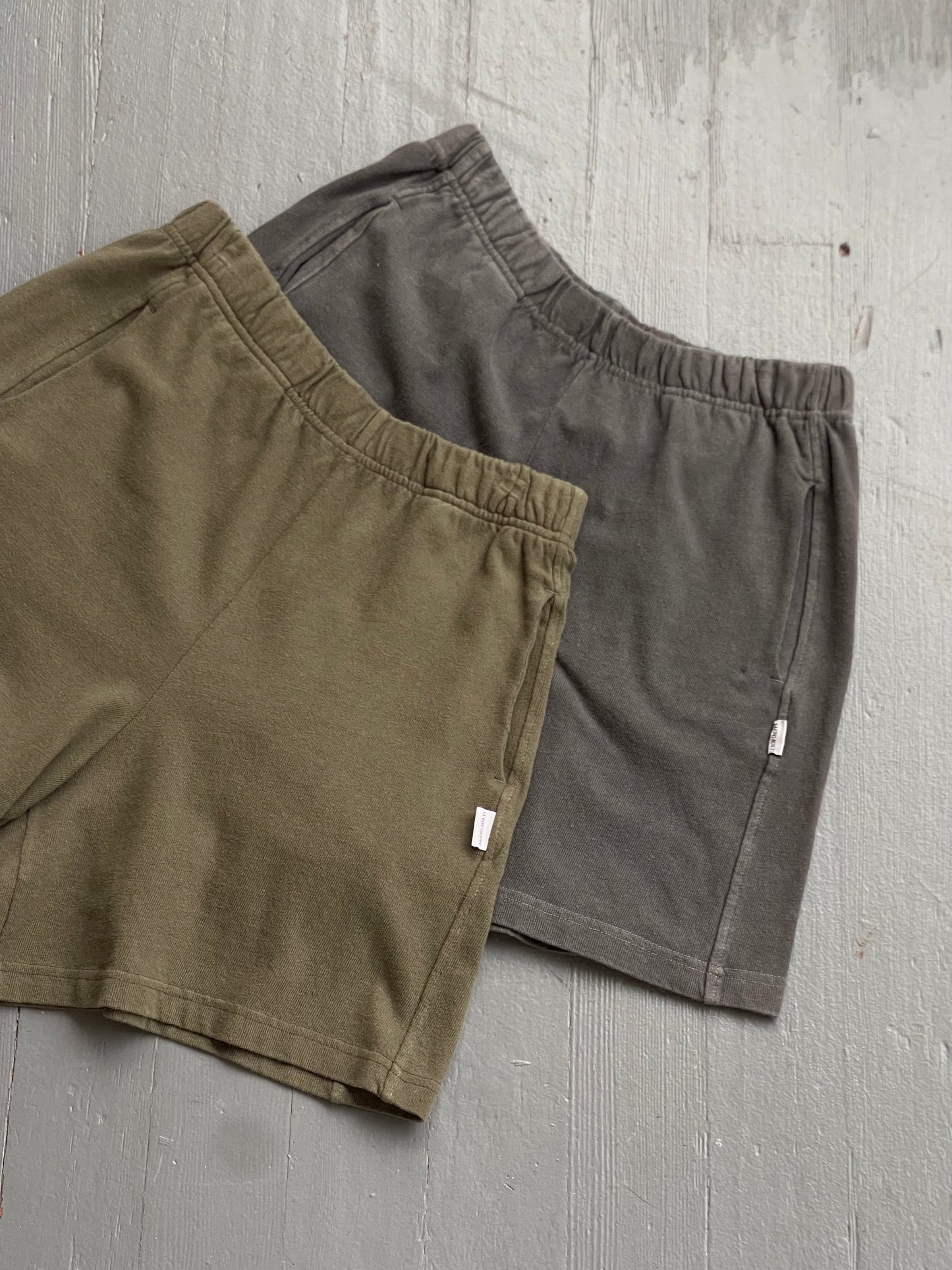 Le Bon Shoppe Flared Basketball Shorts in OLIVE GREEN - ( select size )