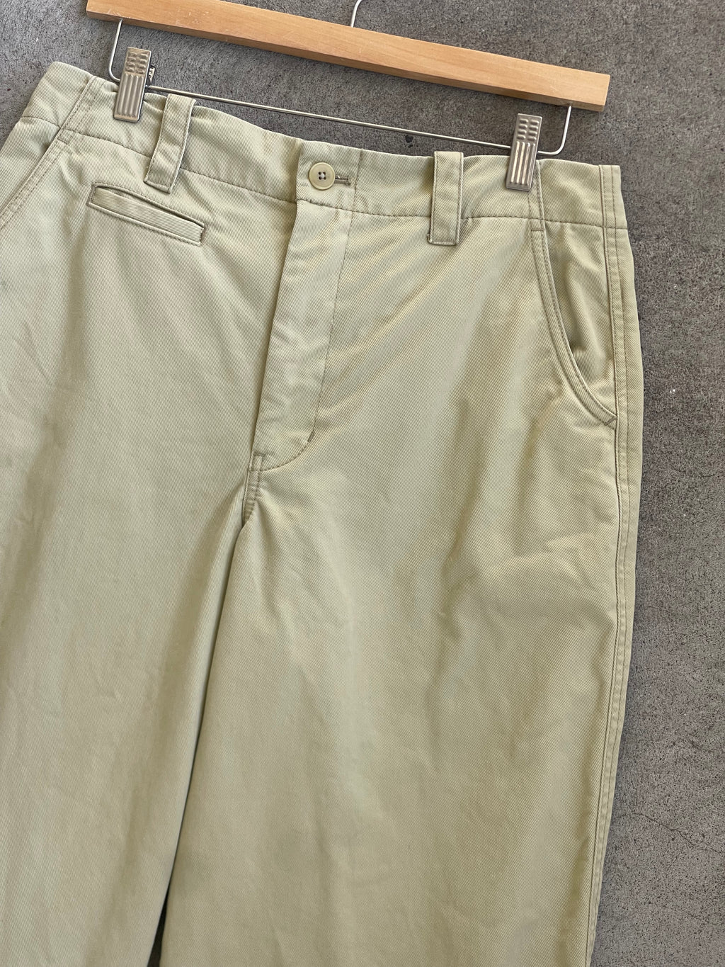 Pre-loved Madewell Cotton Pants( Green ) - Size 8