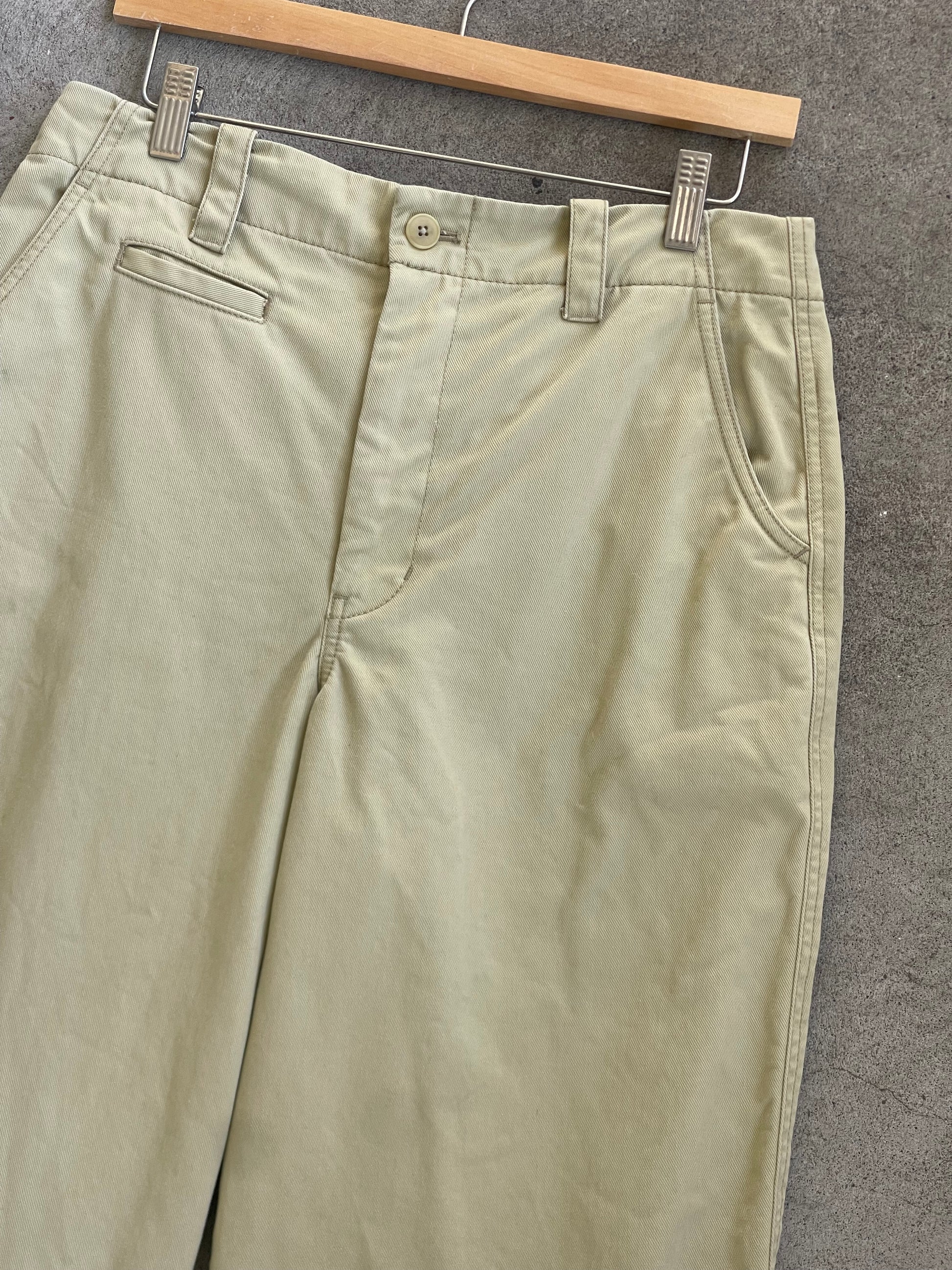 Pre-loved Madewell Cotton Pants( Green ) - Size 8