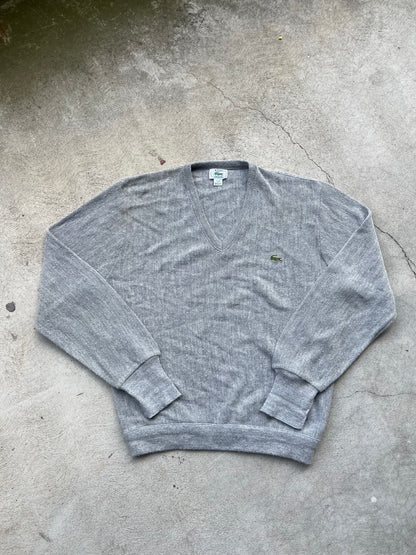 Vintage Izod Lacoste Sweater in GREY GREEN - L