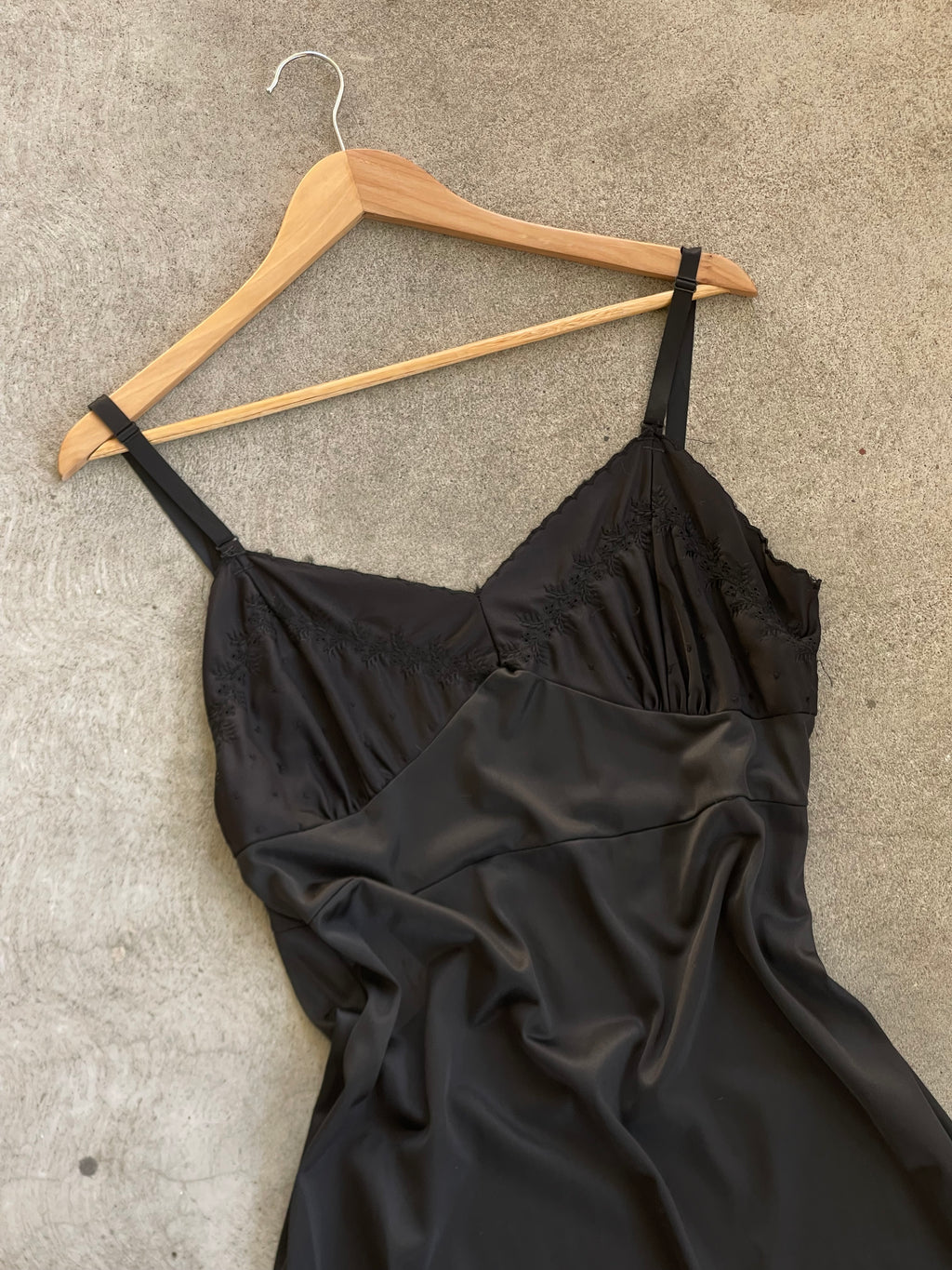 Vintage Slip Dress BLACK 01 - M