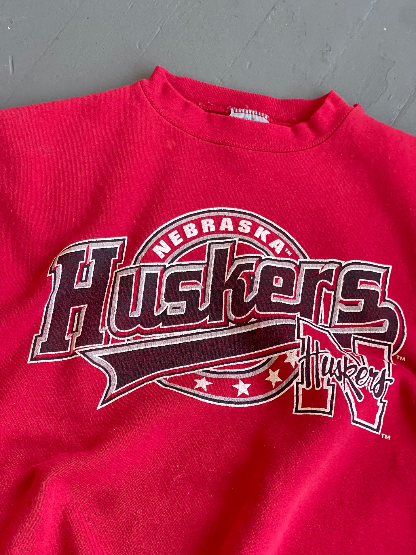 Vintage 90s Nebraska University Huskers Sweatshirt - M/L