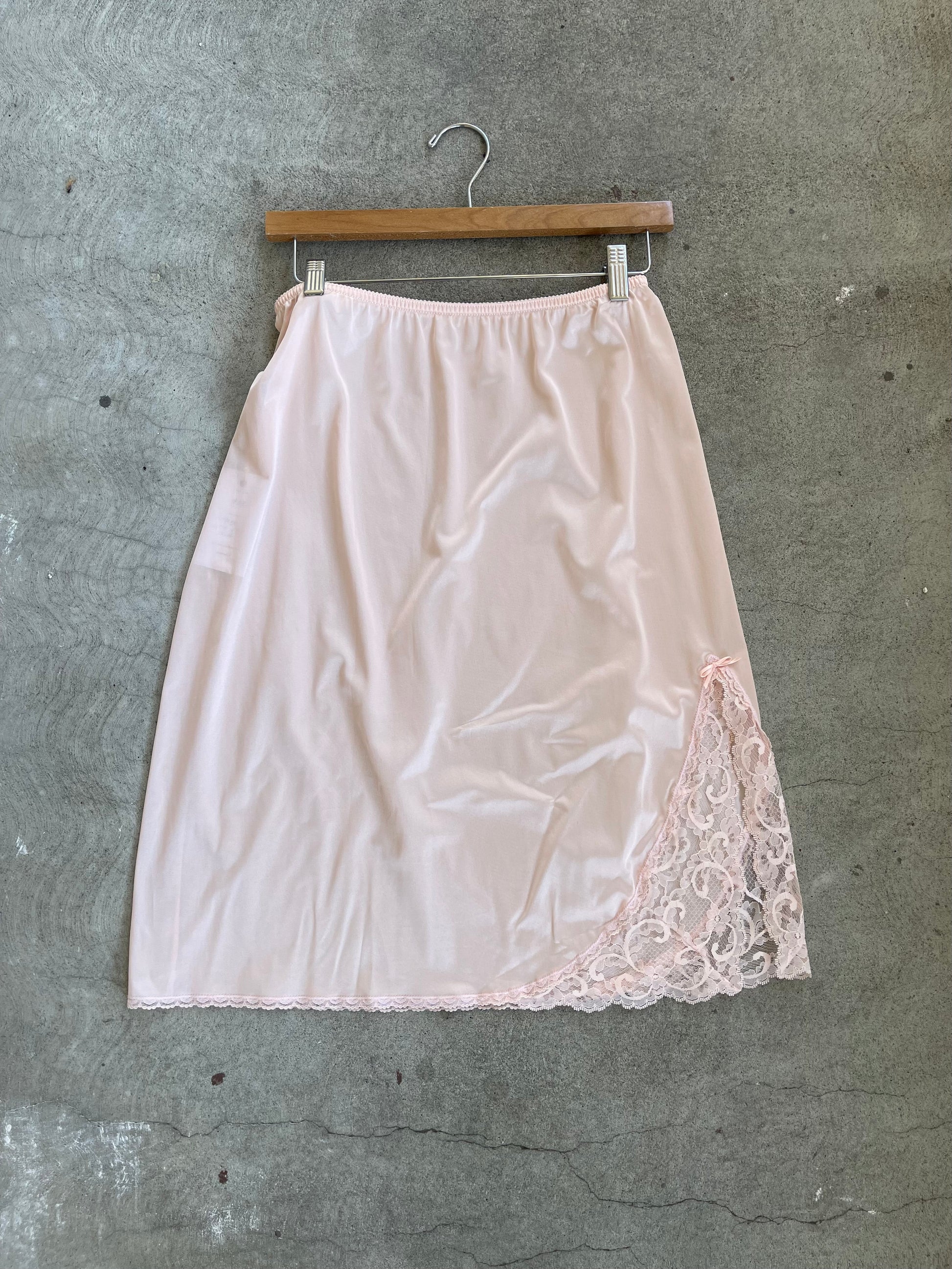 Vintage Slip Skirt PINK - S