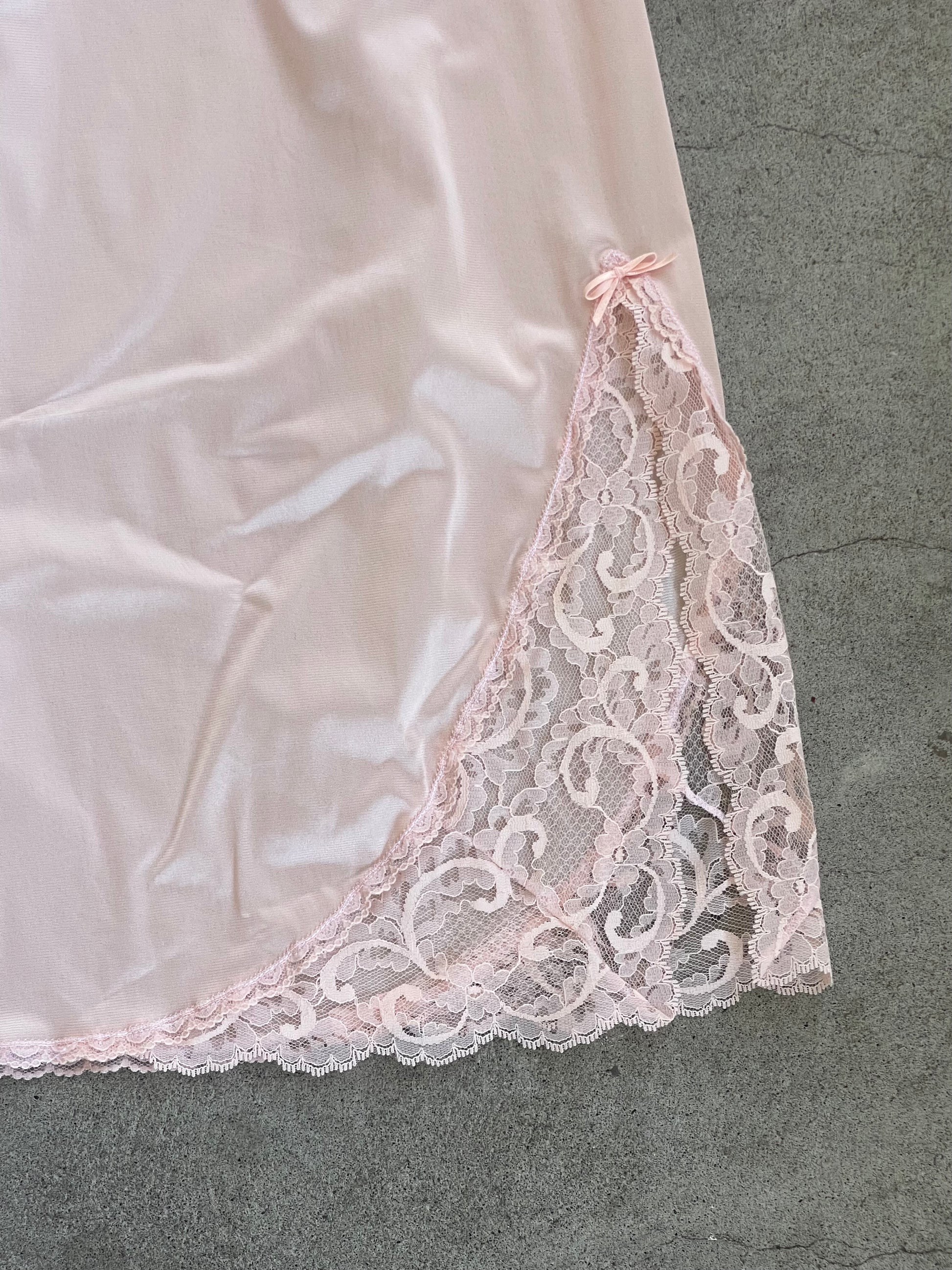 Vintage Slip Skirt PINK - S