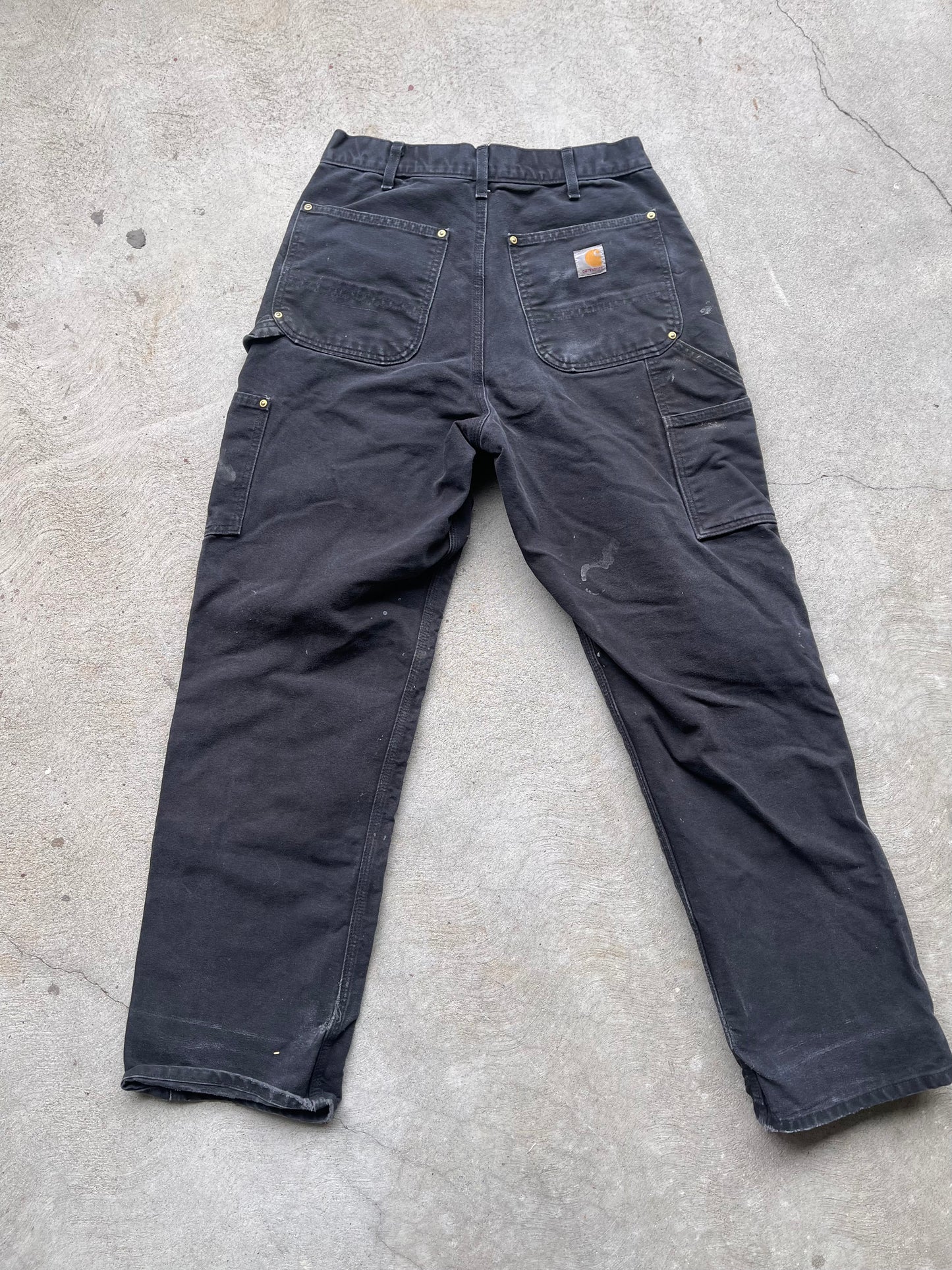 Carhartt Double Knee Canvas Workpant in BLACK - 30" W