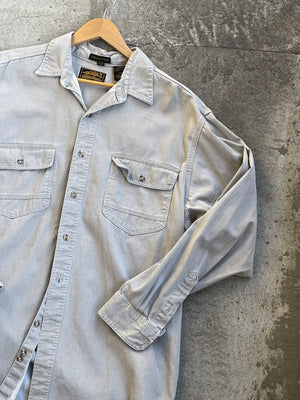Vintage Eddie Bauer Cotton Twill Button Up - L/XL