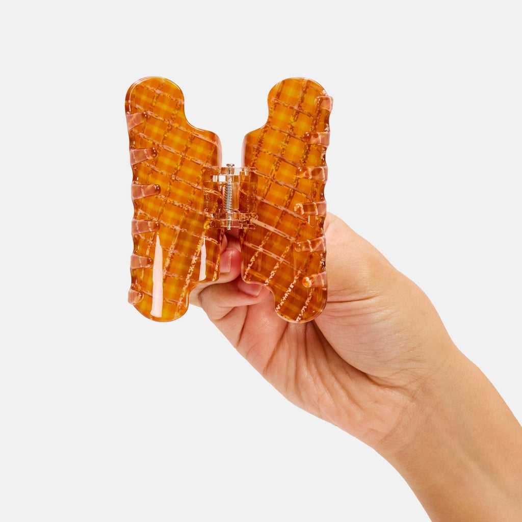 Chunks Baby Nimbus Claw in Caramel Plaid - OS