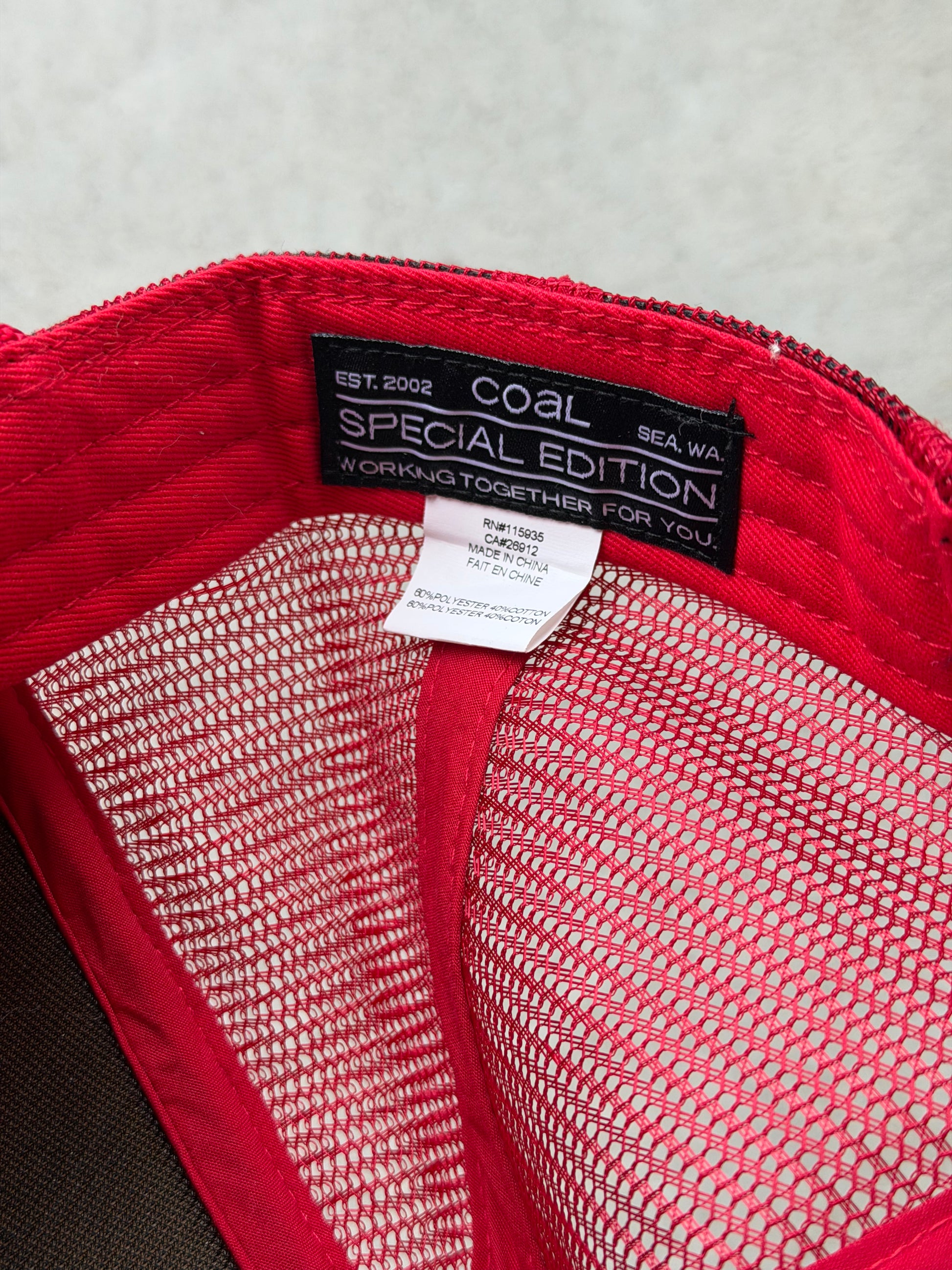 "Sea Creatures" Trucker Hat in Red - OS