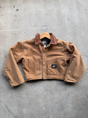 Vintage REWORKED Crop Workwear Jacket - Kid/Youth