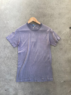 Vintage Paper Thin Crew Neck BLUE PURPLE - S