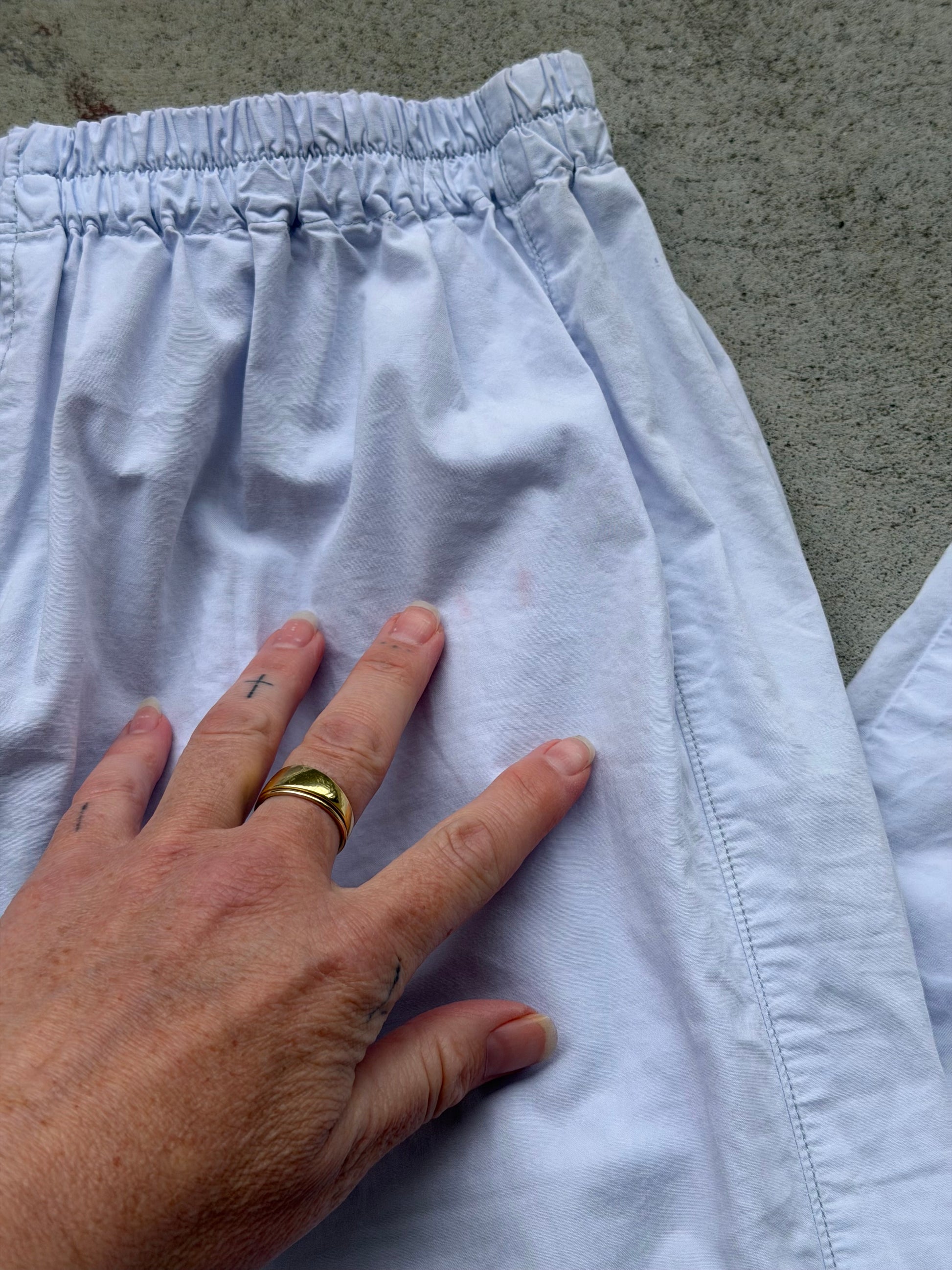 REWORKED PJ pants LIGHT BLUE - M