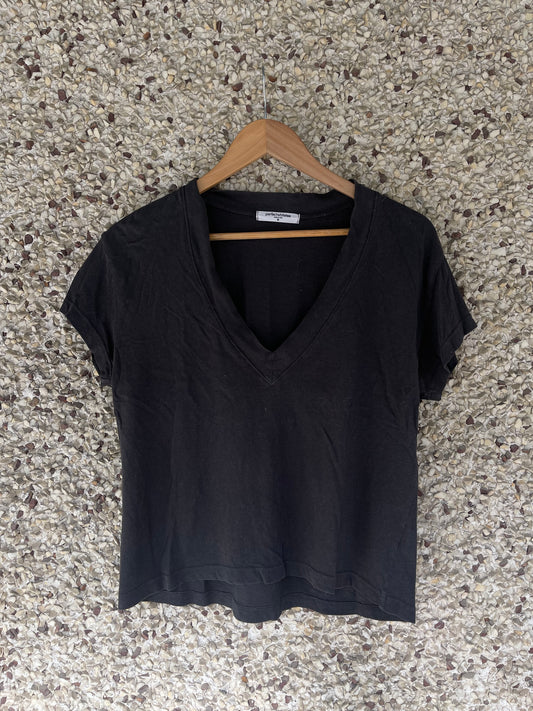 Preloved “Perfect White Tee” Washed Black - M