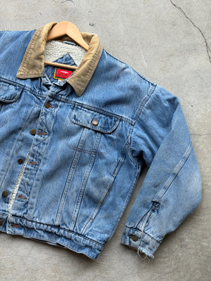 Vintage Wrangler Sherpa Lined Denim Jacket - XL