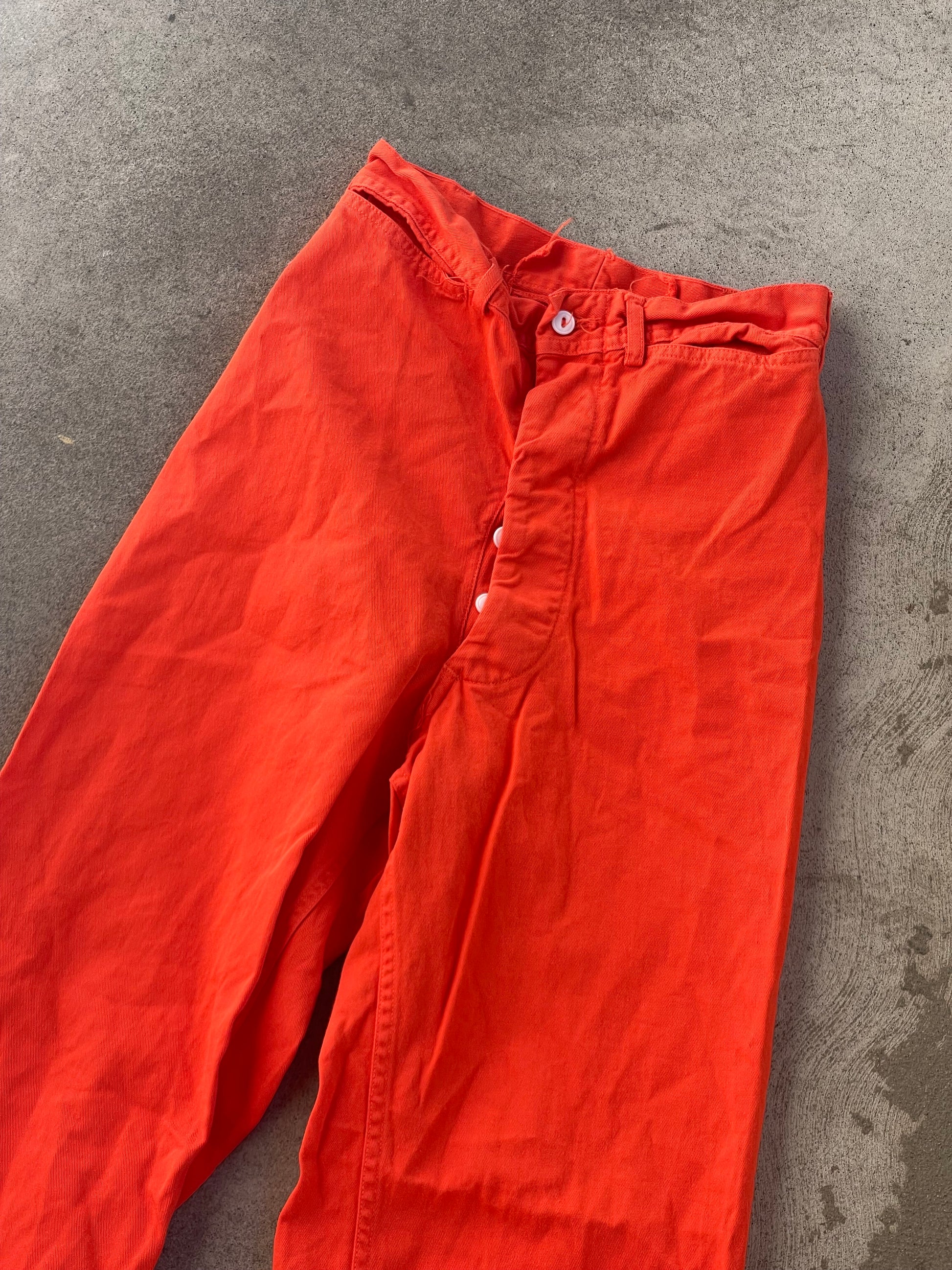 Vintage Overdyed Wide Leg Sailor Pant TOMATO - 25"