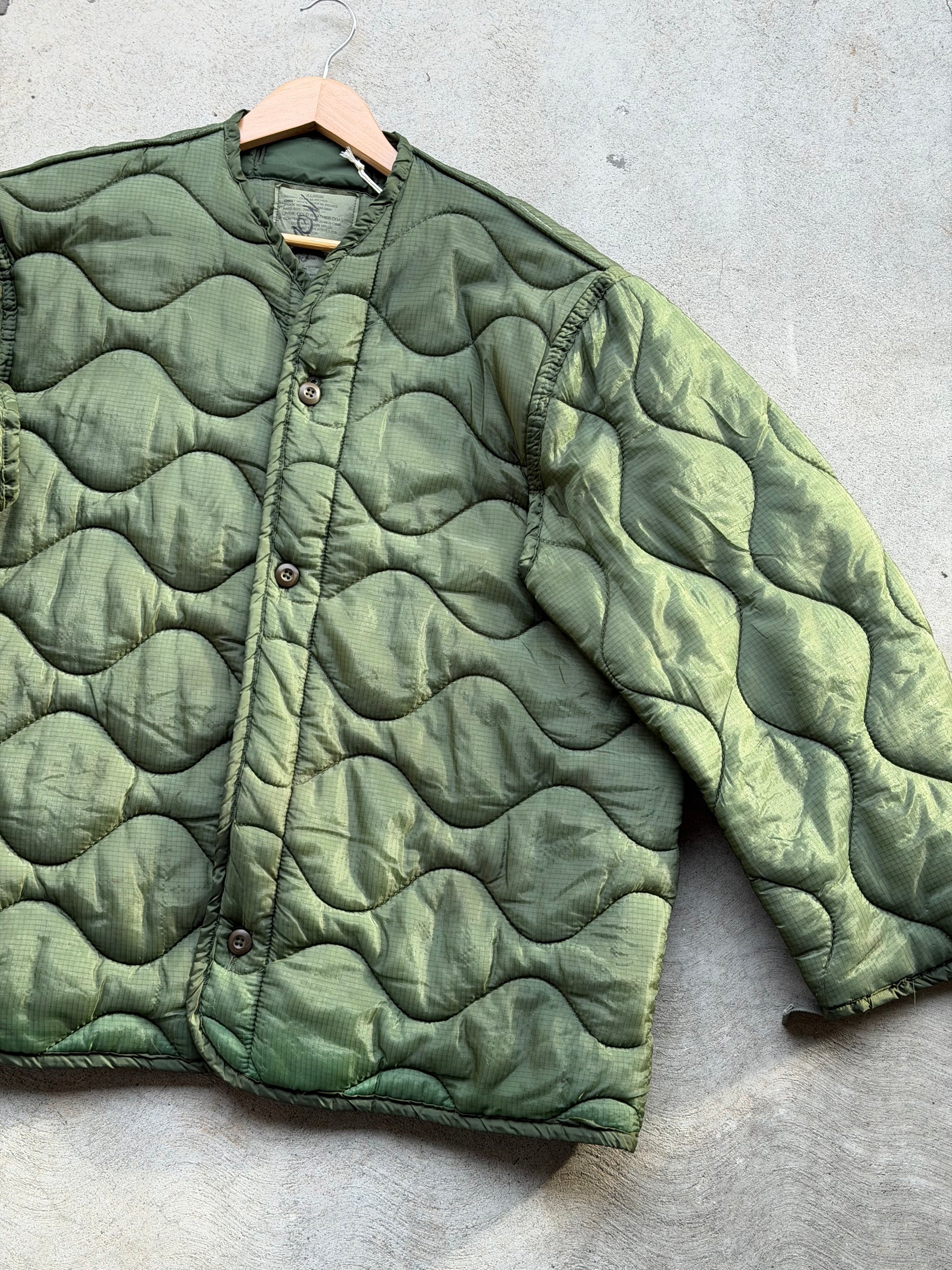 Vintage Military Liner GREEN - XL