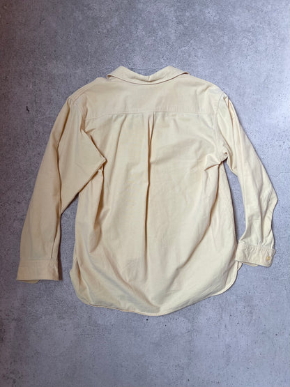 Vintage Cotton Shirt in BUTTER YELLOW - L