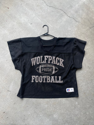 Vintage "Wolfpack" Football Jersey in BLACK - L