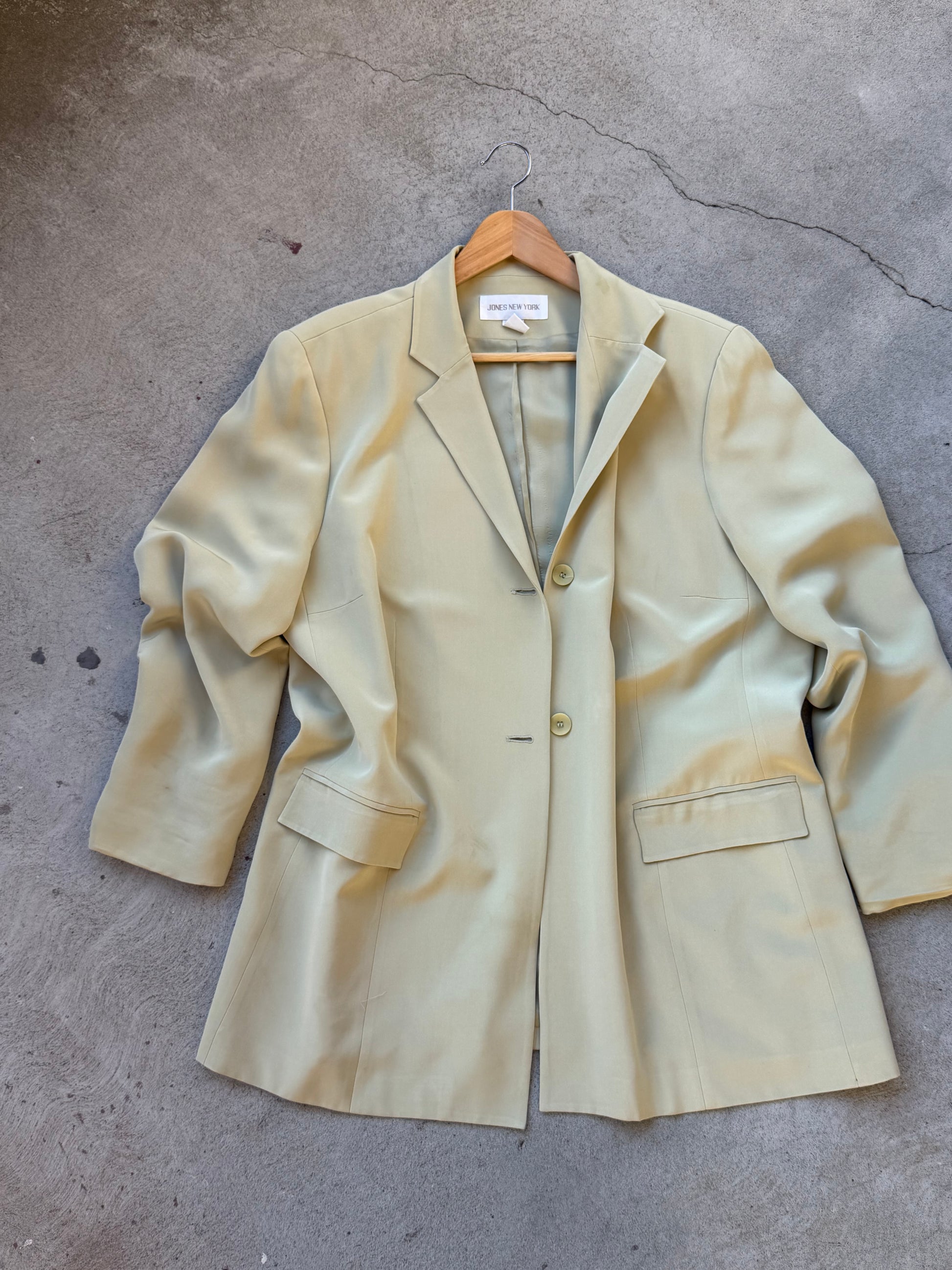 Vintage Silk Blazer - XL