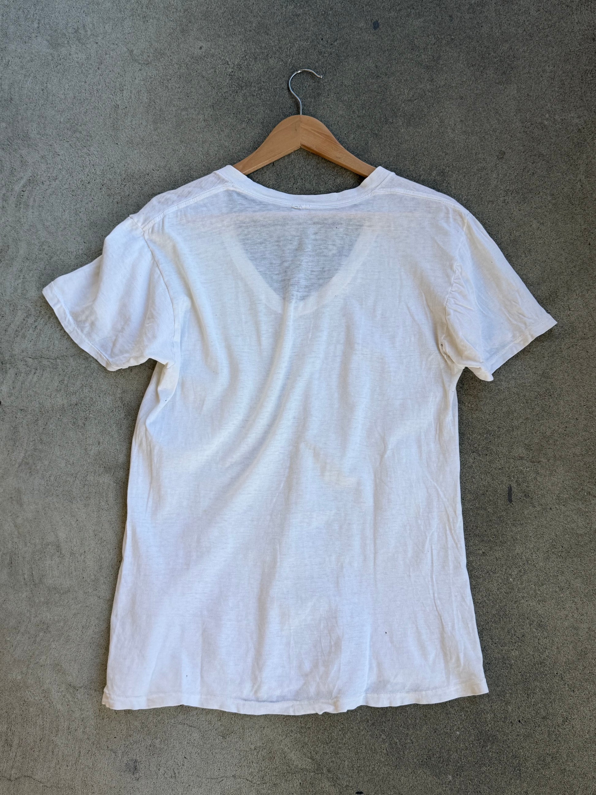 Vintage Soft V-Neck WHITE - M