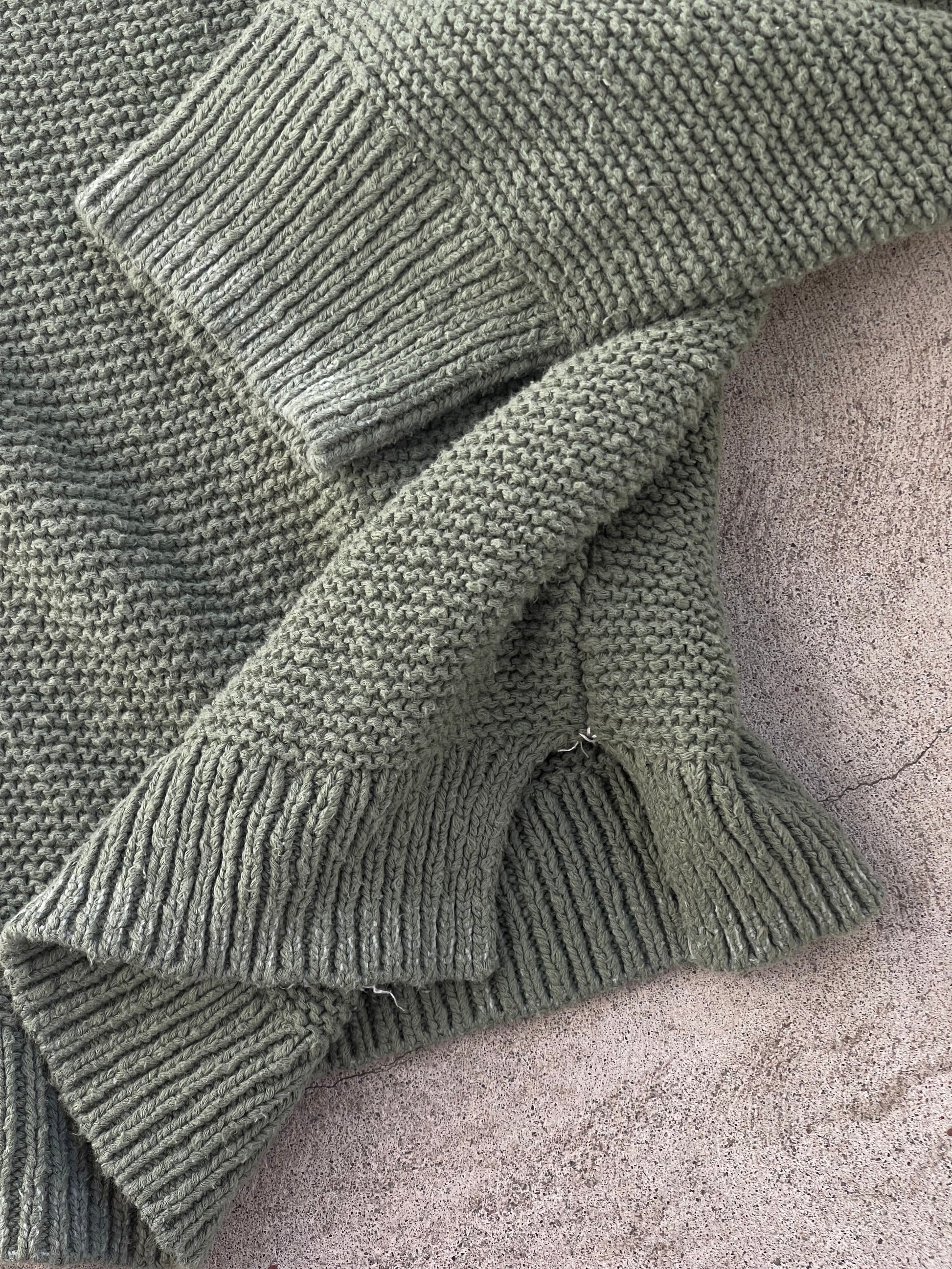 Preloved Overdyed Madwell Cotton Sweater - OS