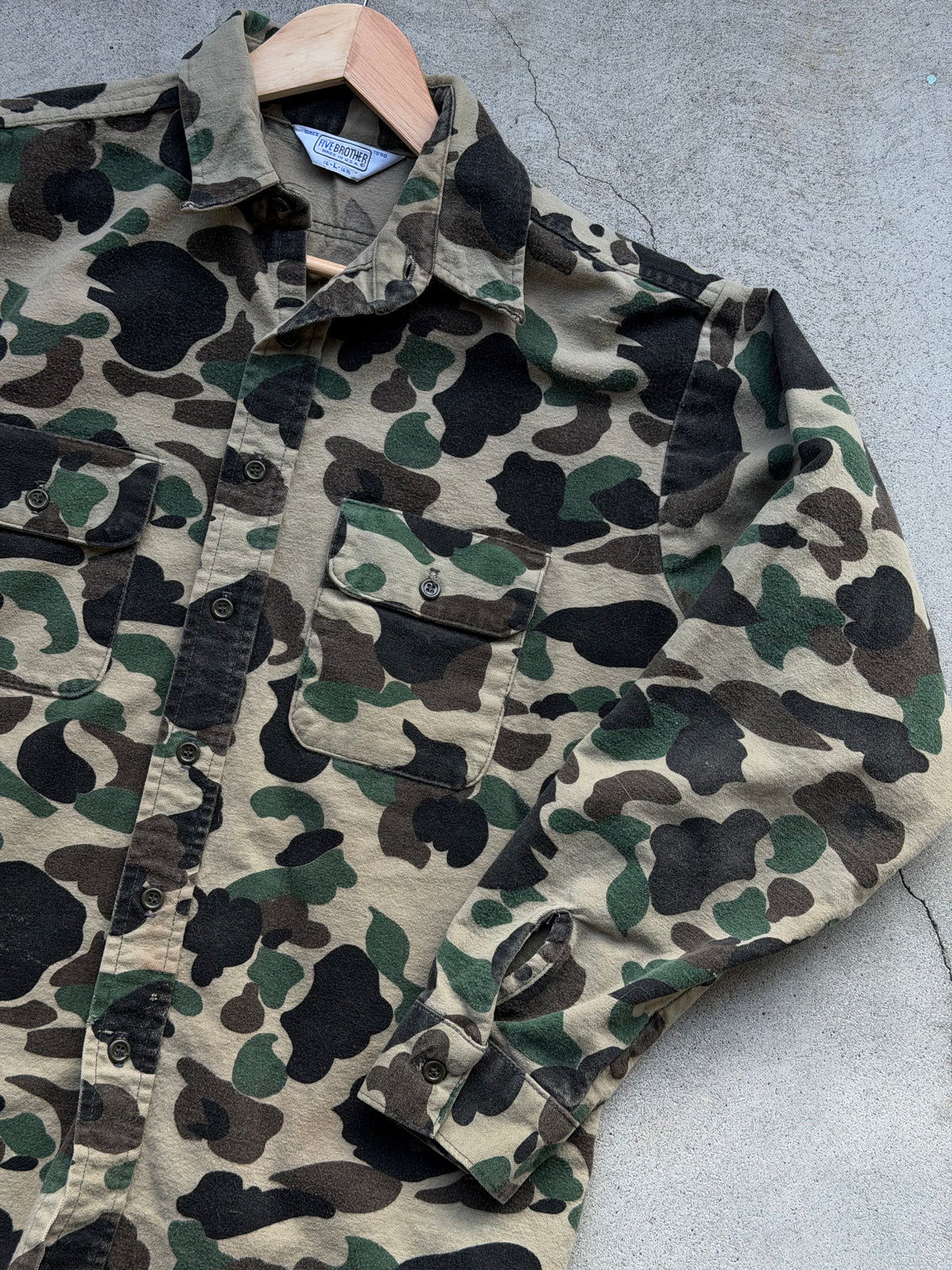 Vintage Chamois Shirt in CAMO - M