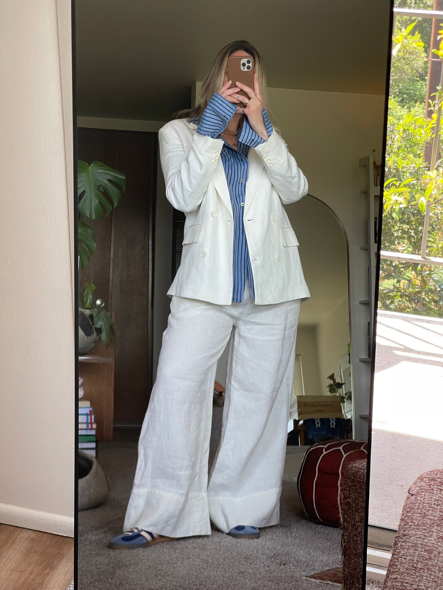 Like New Zara Linen Blazer - M