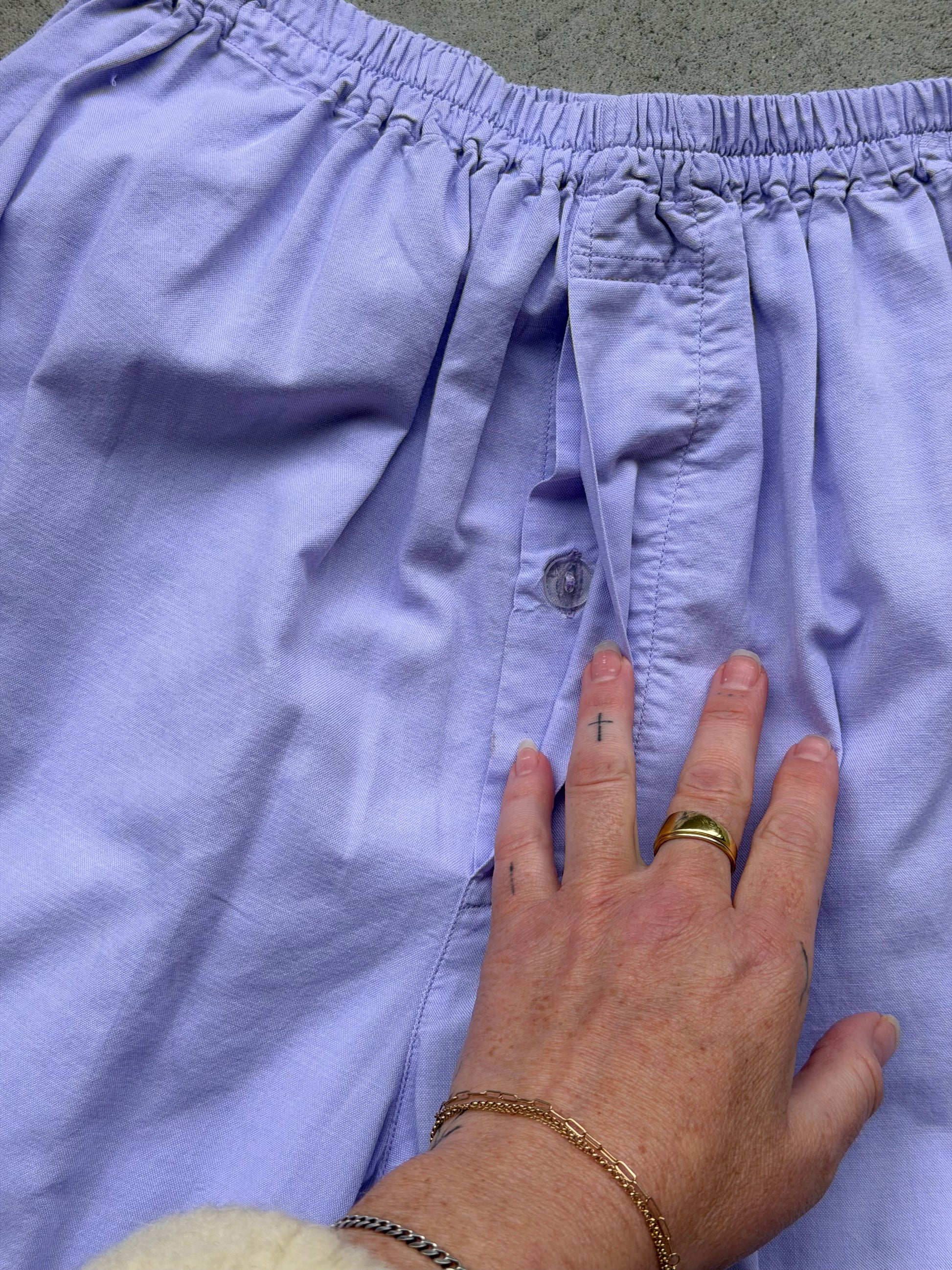 REWORKED PJ pants LAVENDER - S