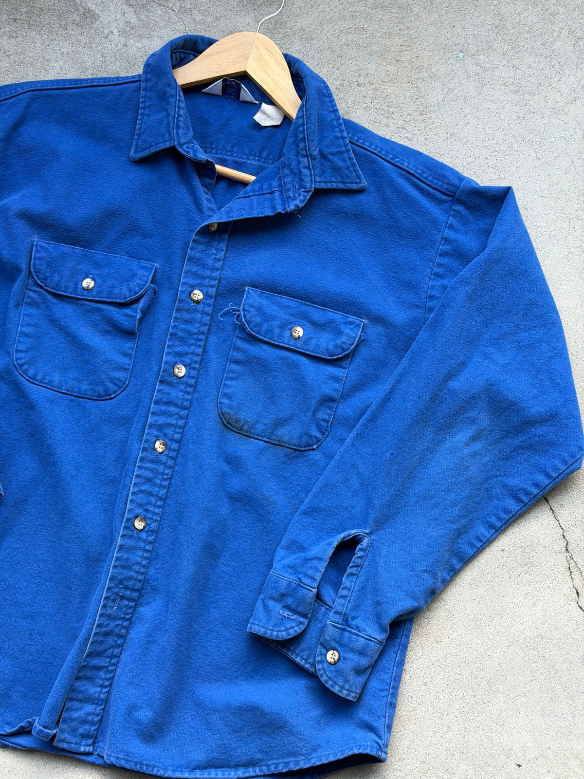 Vintage Chamois Shirt in COLBALT - M/L