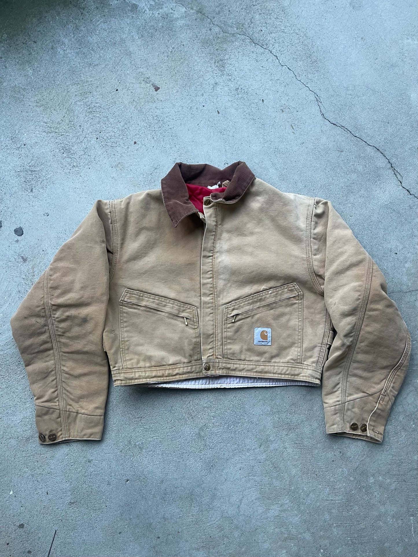 Vintage REWORKED Carhartt Crop Jacket 02 - L